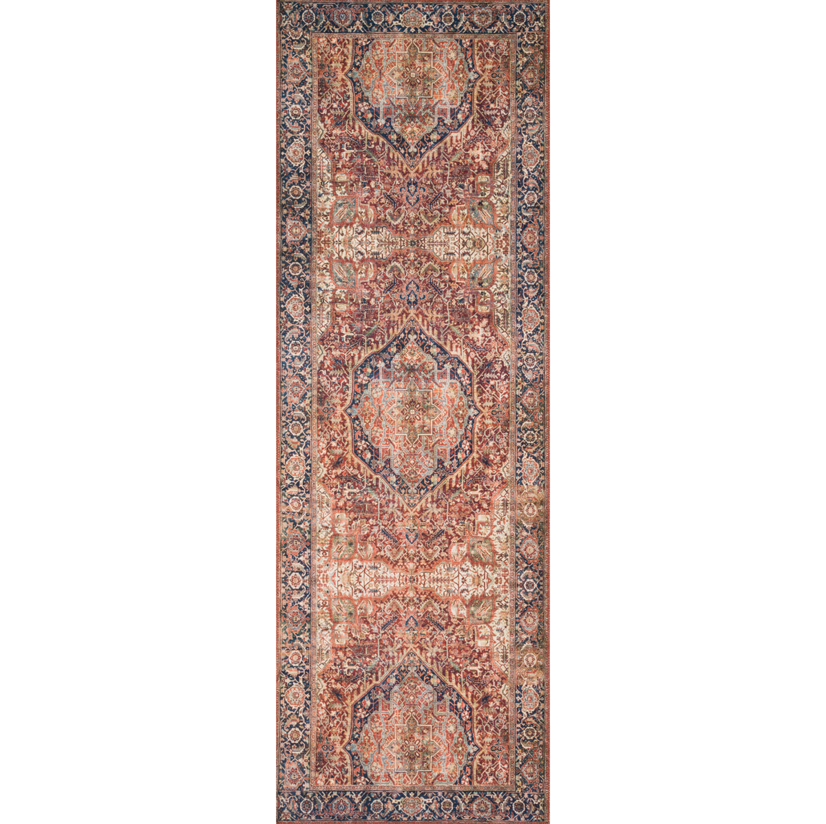 Loloi Layla Red/Navy Rug