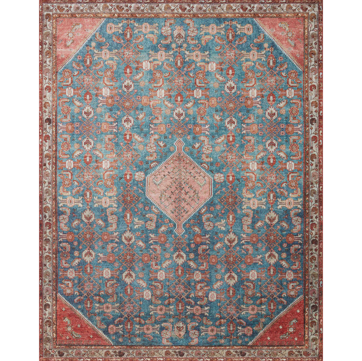 Loloi Layla Marine/Clay Rug