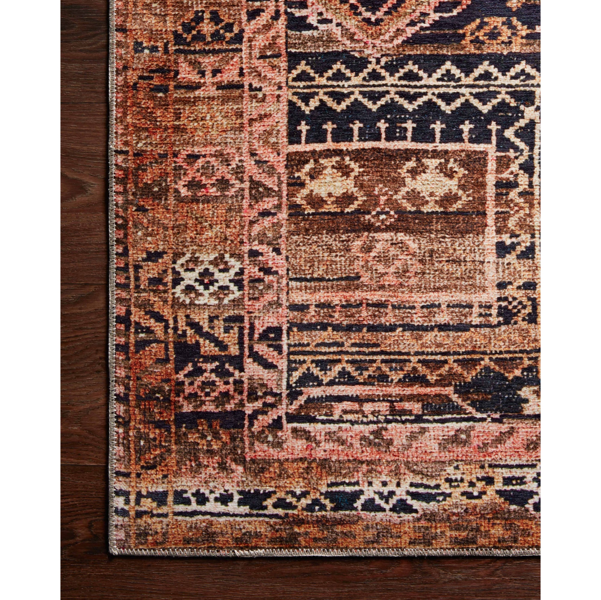Loloi Layla Mocha/Blush Rug