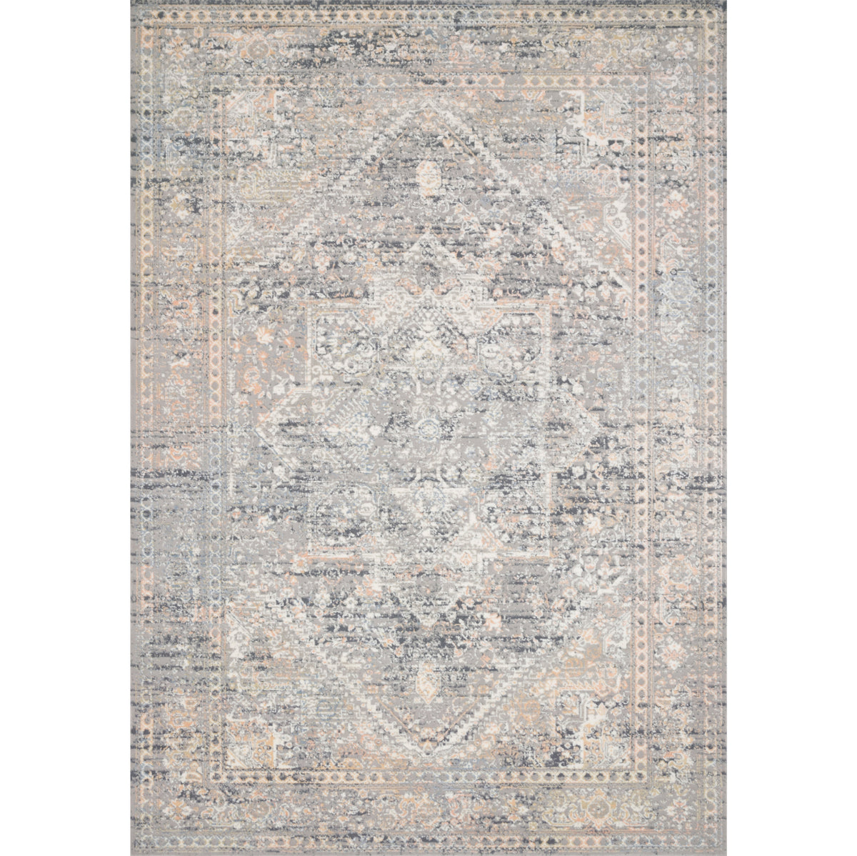Loloi Lucia Grey/Sunset Rug
