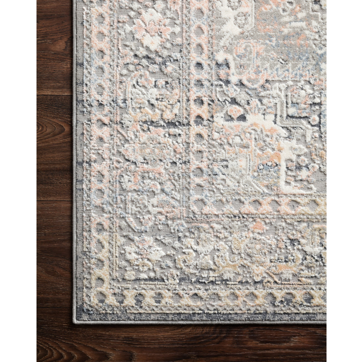 Loloi Lucia Grey/Sunset Rug