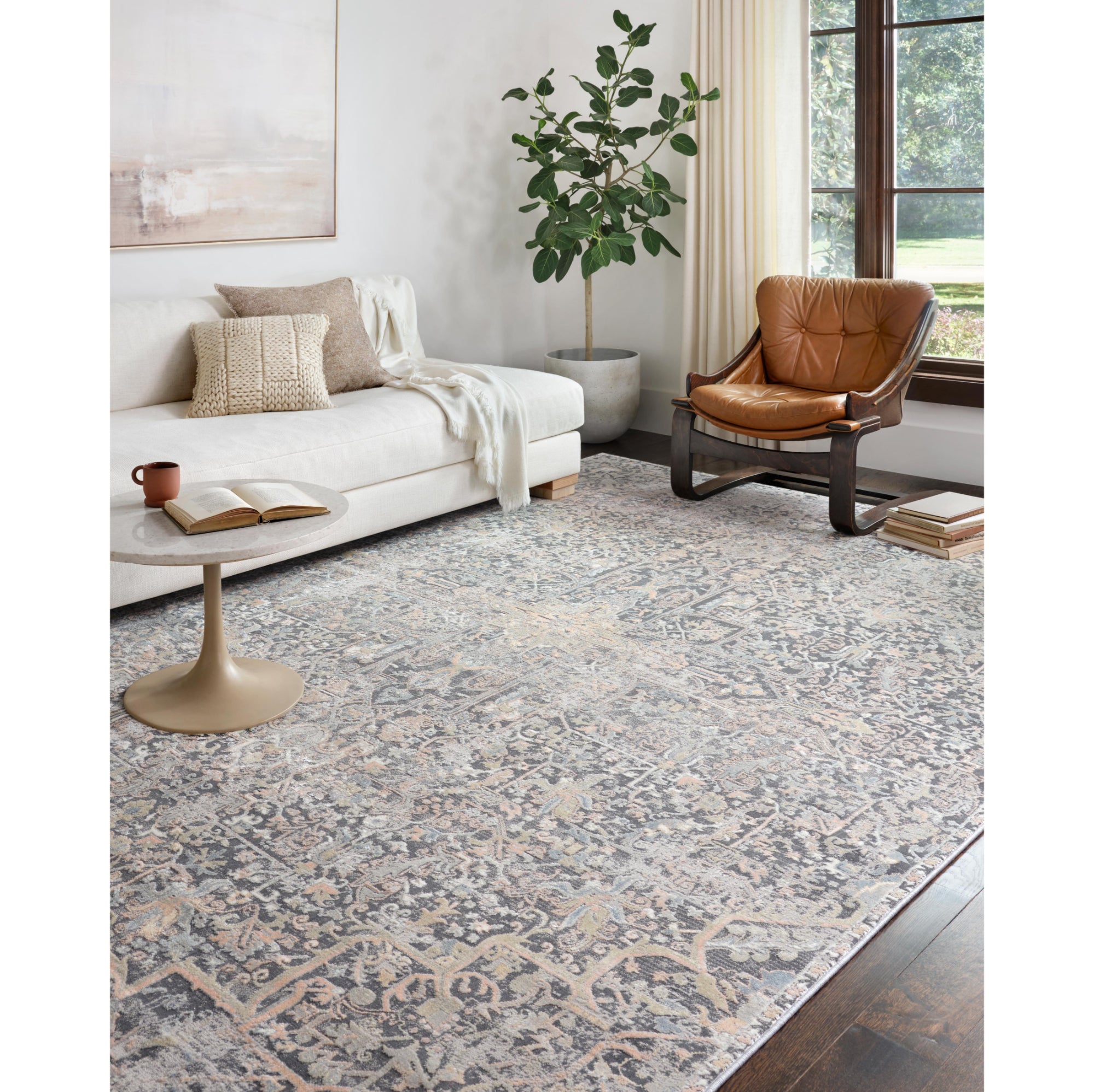 Loloi Lucia Charcoal/Multi Rug