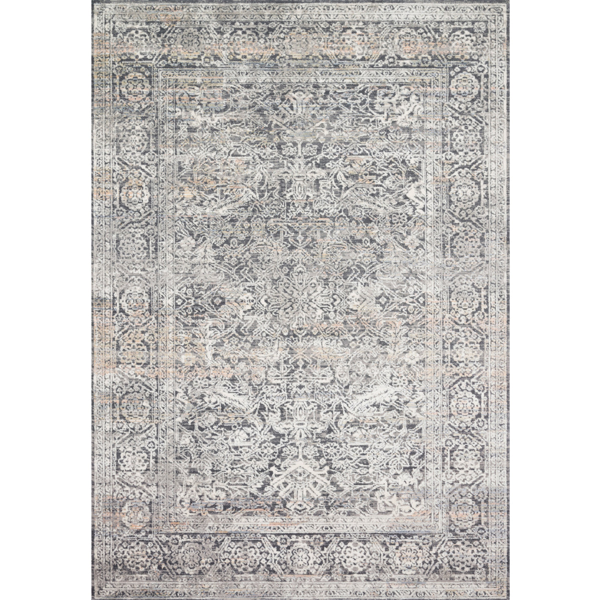 Loloi Lucia Steel/Ivory Rug