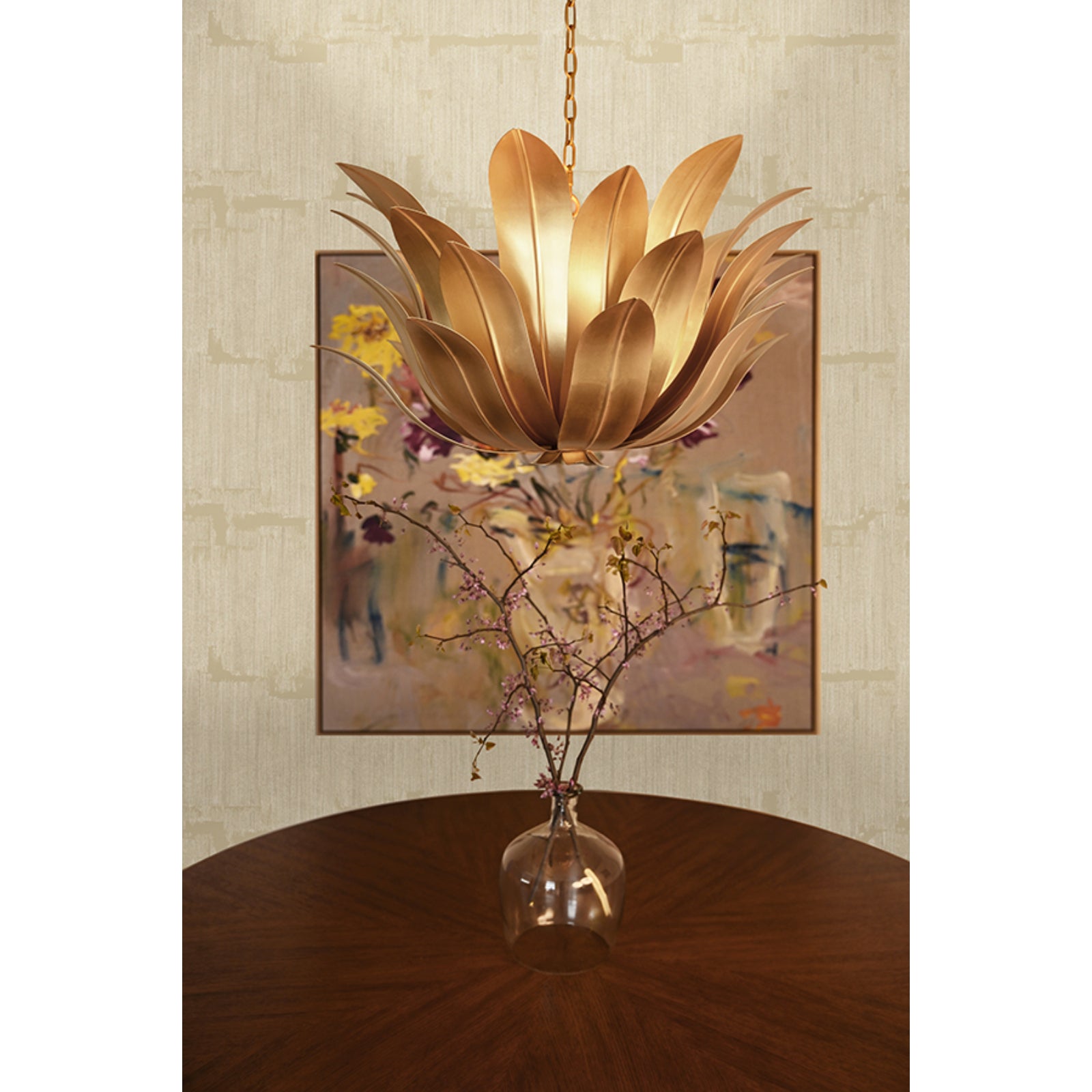 Leander Leaf Blossom Chandelier