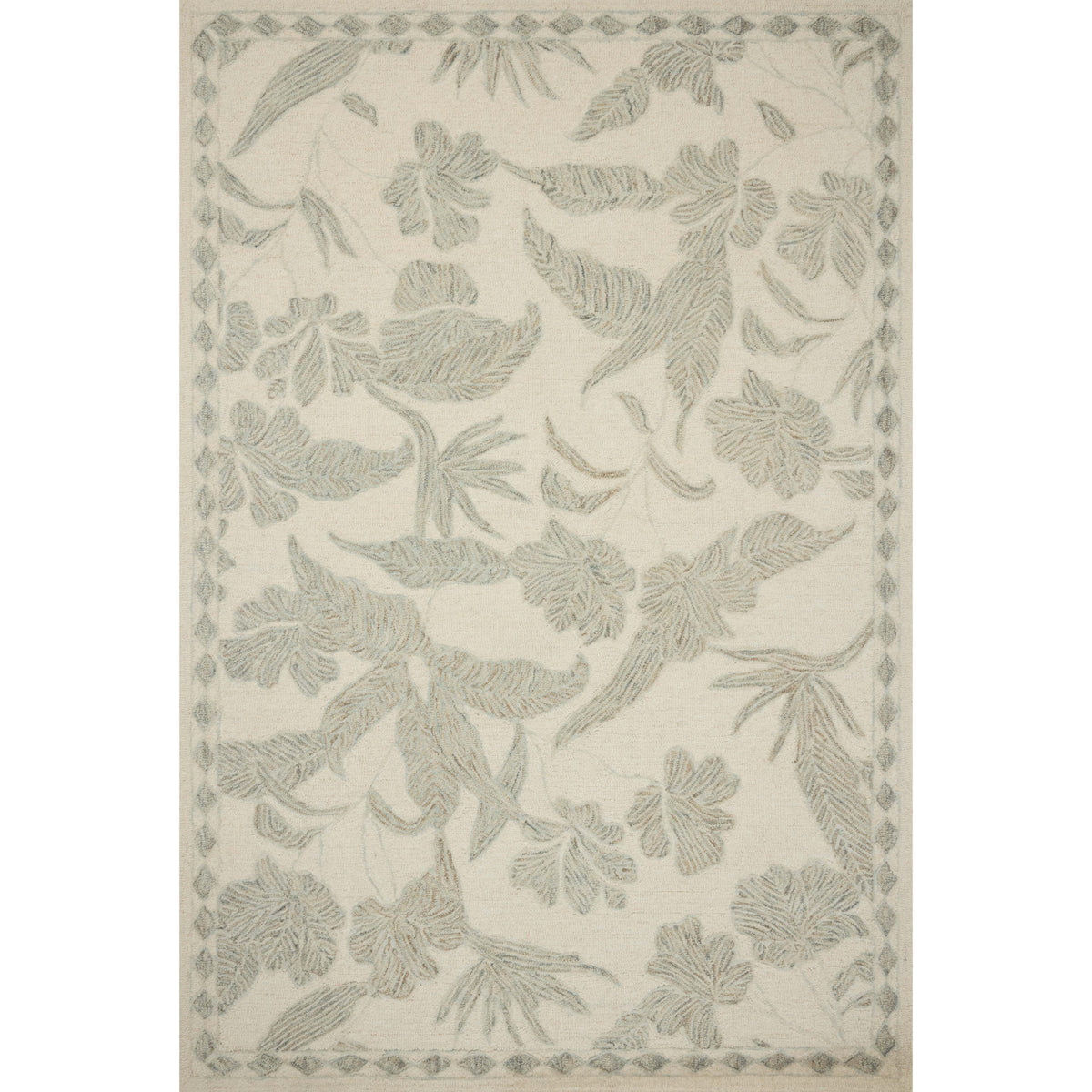 Loloi Lenore Ivory/Sky Rug by Loloi