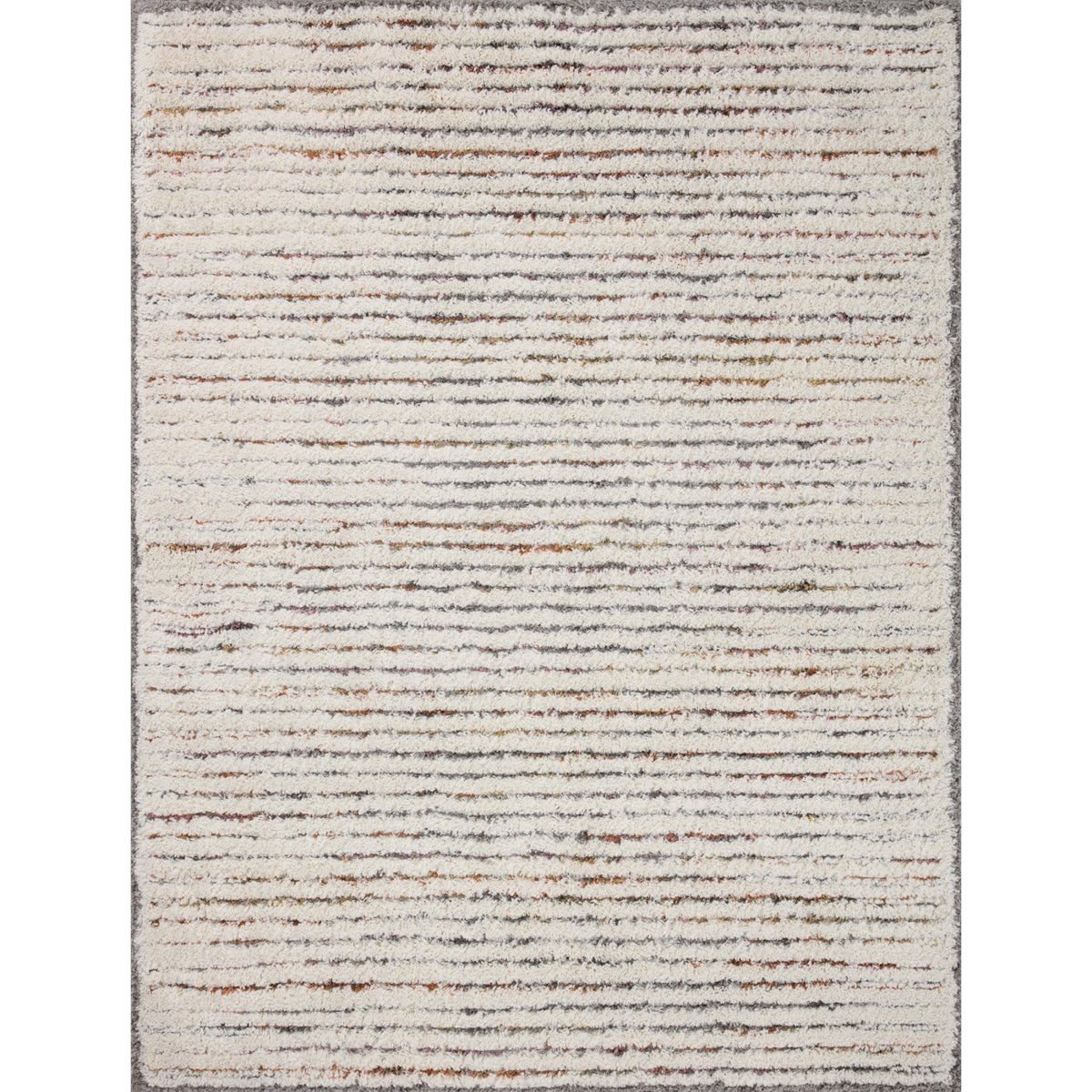 Loloi Levitt Shag Ivory/Multi Rug by Loloi