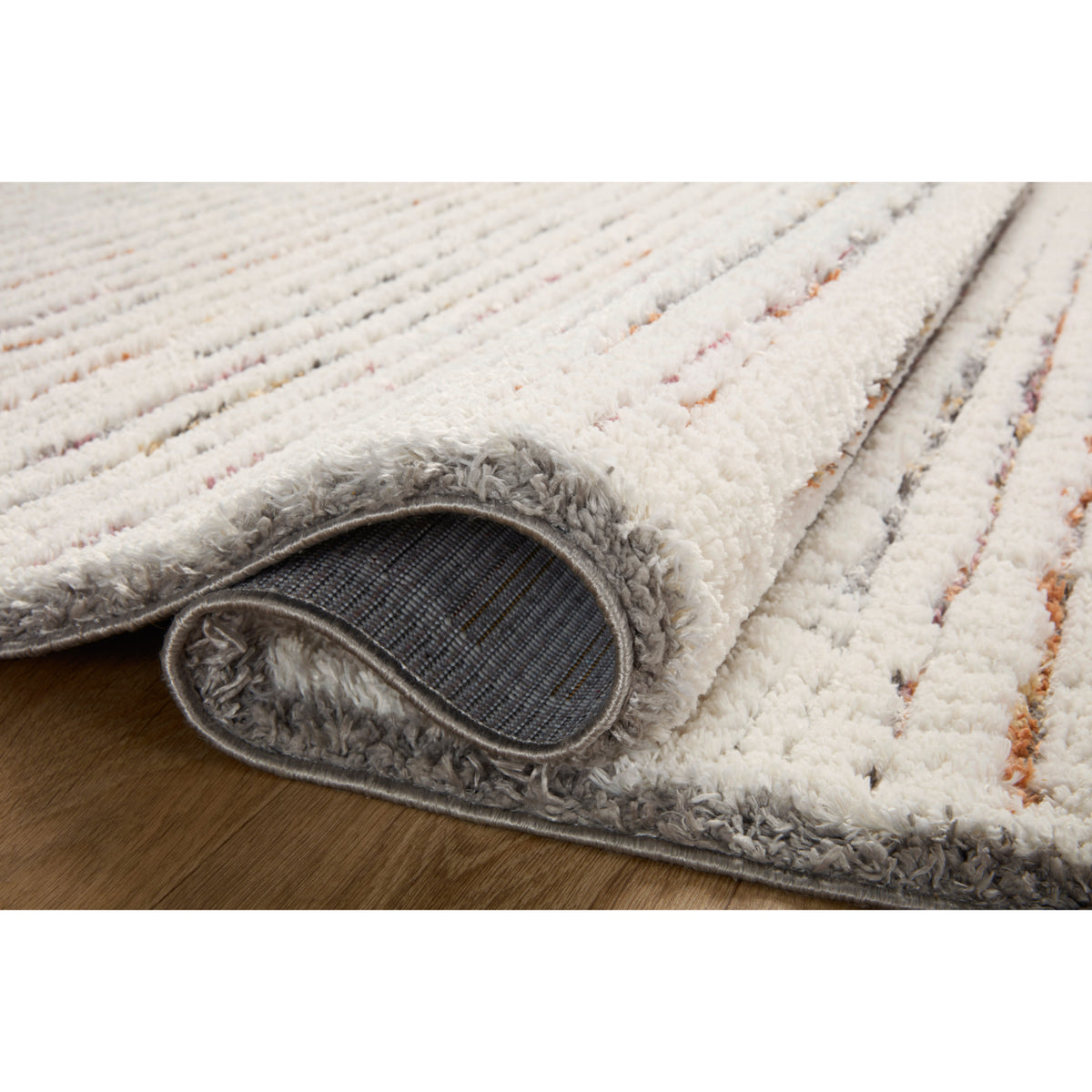 Loloi Levitt Shag Ivory/Multi Rug by Loloi