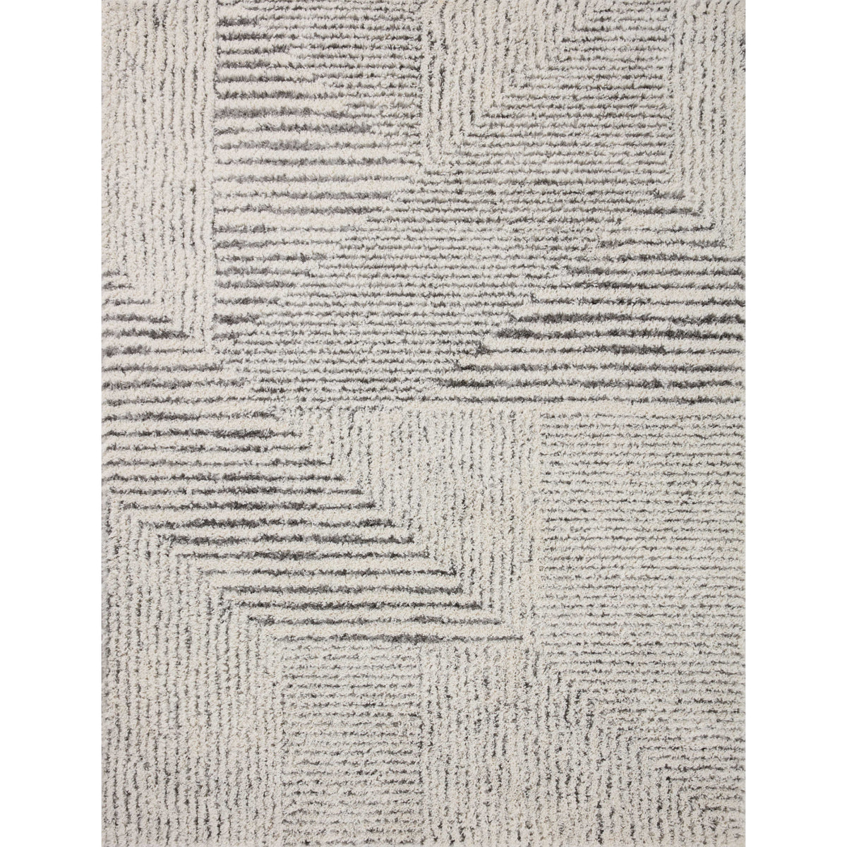 Loloi Levitt Shag Ivory/Grey Rug by Loloi