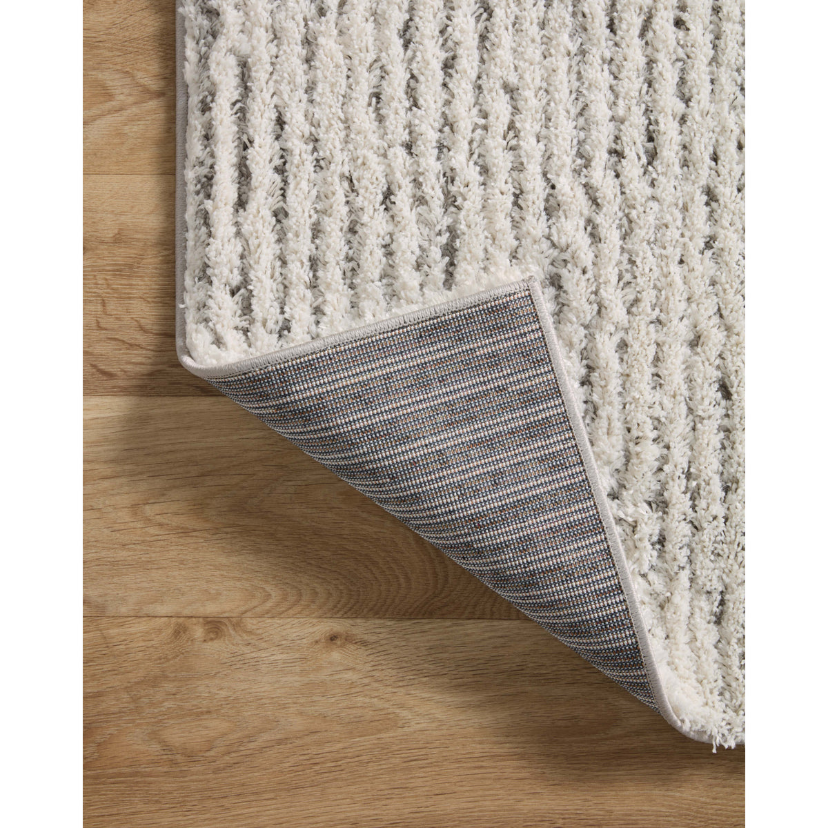 Loloi Levitt Shag Ivory/Grey Rug by Loloi