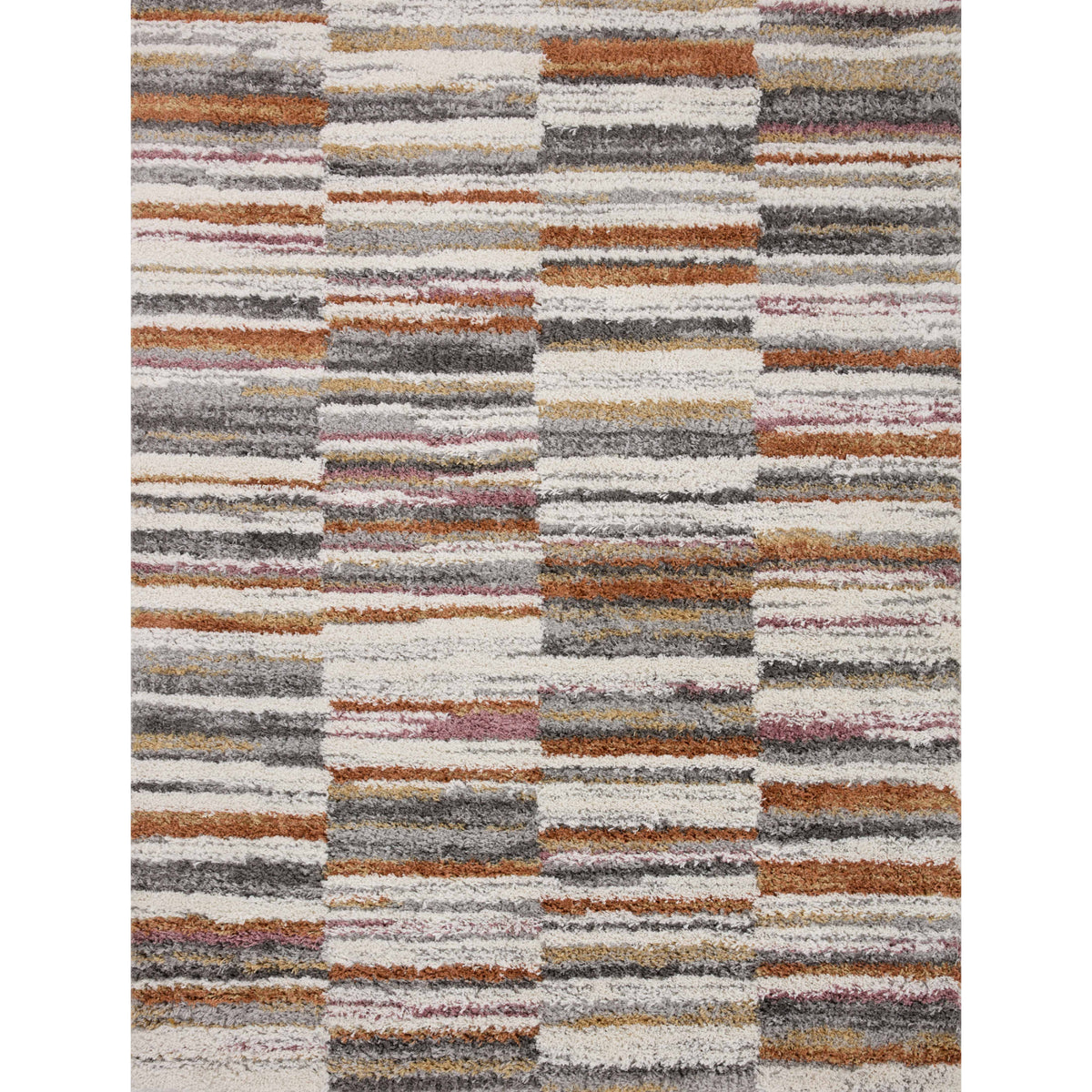 Loloi Levitt Shag Ivory/Sunset Rug by Loloi