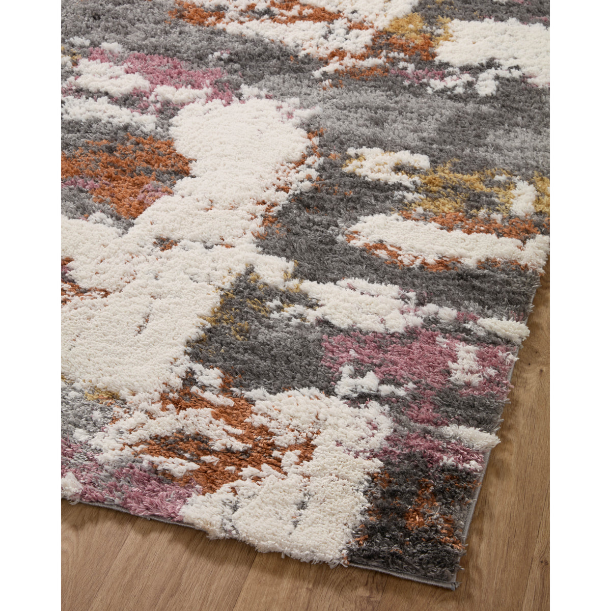 Loloi Levitt Shag Grey/Multi Rug by Loloi