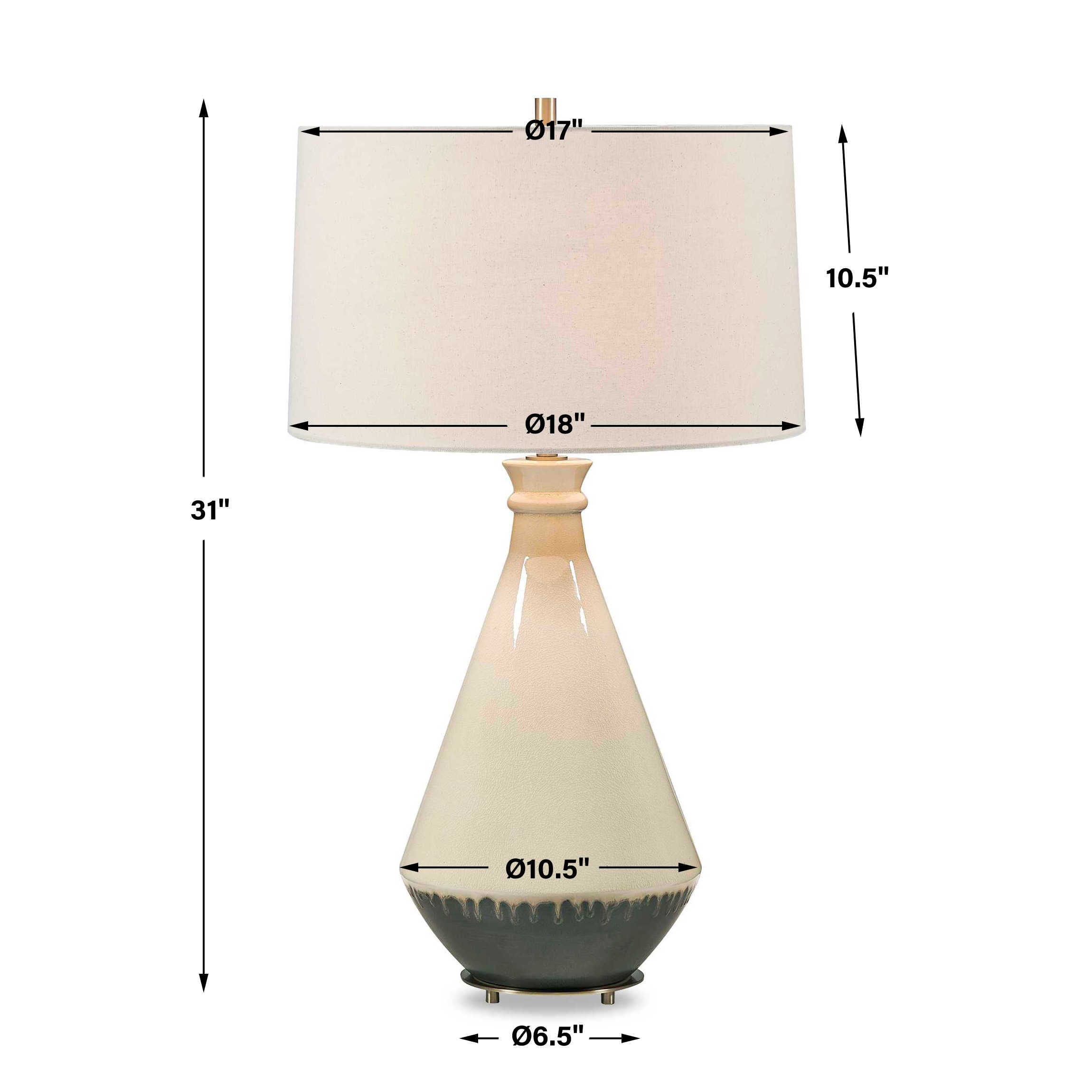 Uttermost Banham Beige Table Lamp