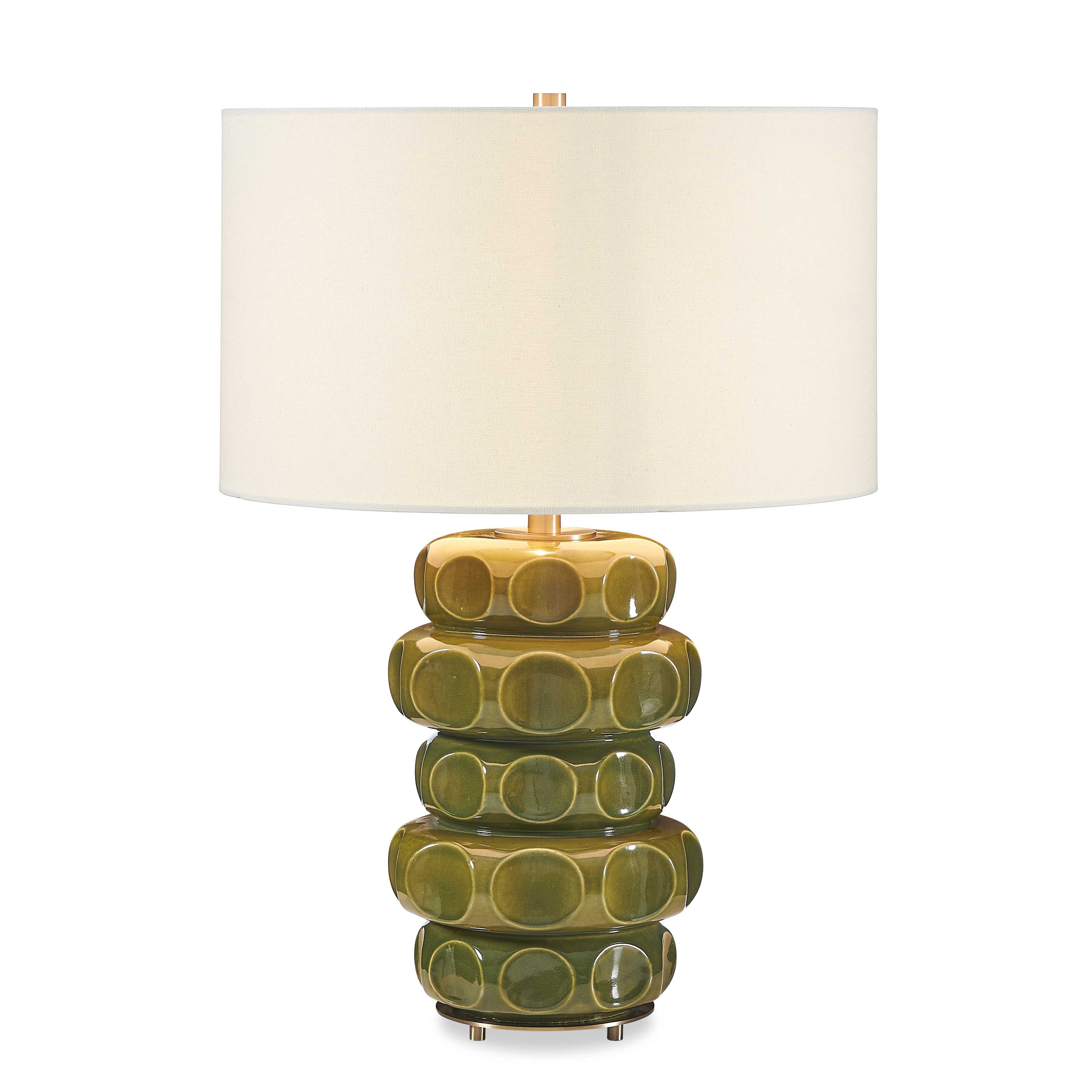 Uttermost Masau Moss Green Table Lamp