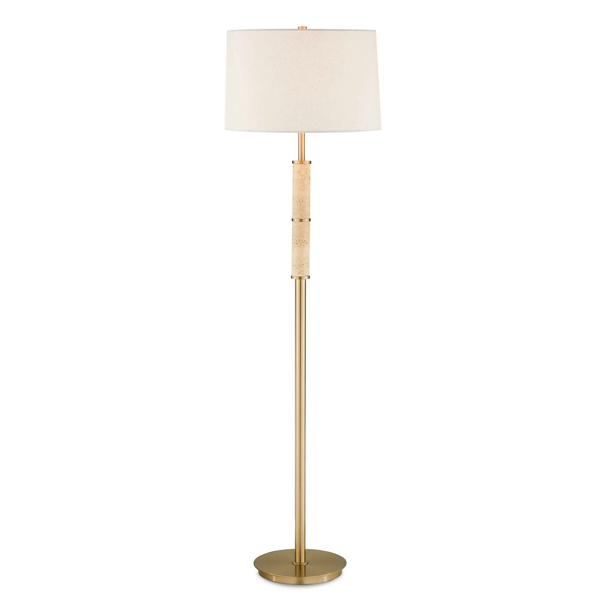 Uttermost Verlaine Travertine Floor Lamp