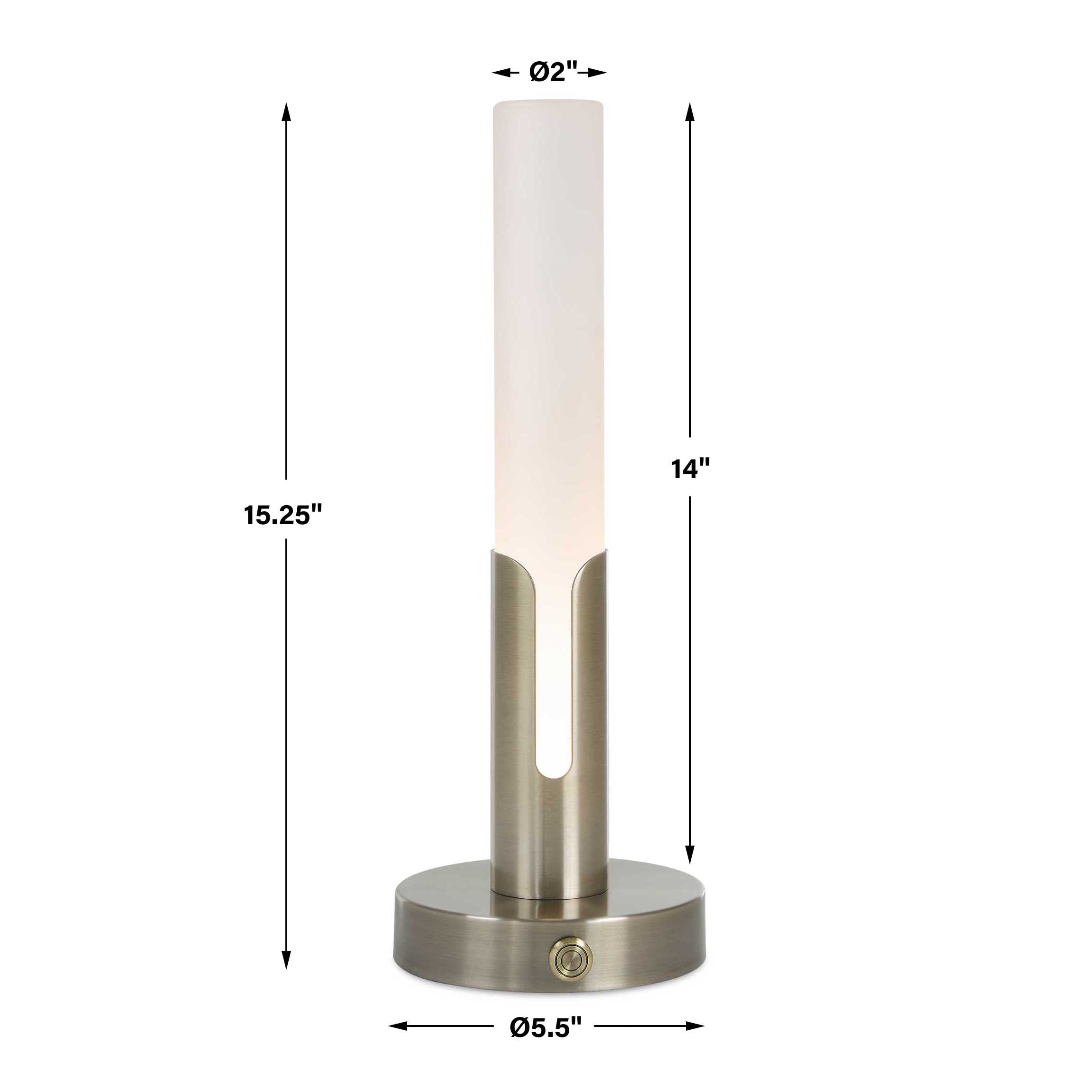 Uttermost Tron Rechargeable LED Accent Lamp