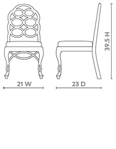 Loop Side Chair Dining Chairs Villa & House , Black Friday Sale Villa & House Furniture Sale, Old Bones Co, Mid Century Furniture Sale, Four Hands Furniture, Black Friday Sale Loop Side Chair,Gus Sale, Perigold Loop Side Chair Dining Chairs Black Friday Sale , Perigold Sale Loop Side Chair,Loop Side Chair Lulu and Georgia, Burke Decor Sale Loop Side Chair, www.oldbonesco.com