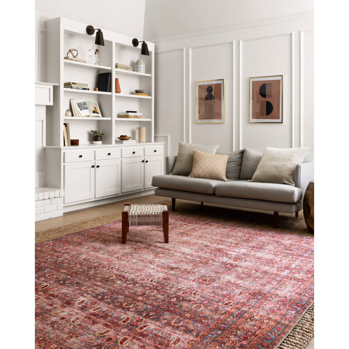 Loloi Loren Eggplant/Crimson Rug by Loloi