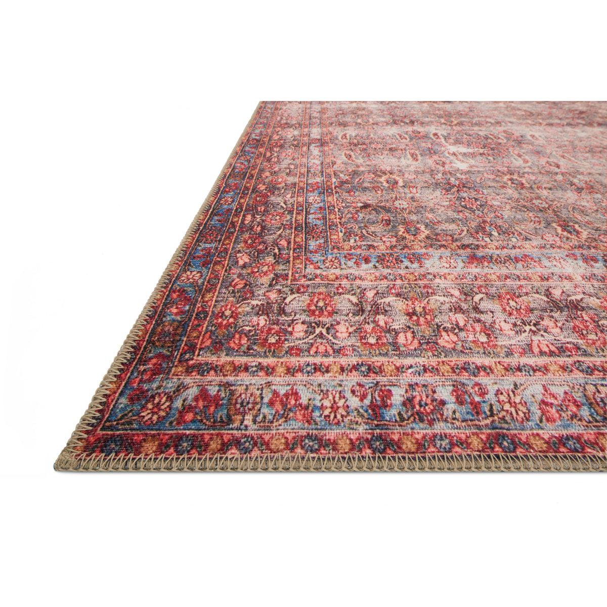 Loloi Loren Eggplant/Crimson Rug by Loloi