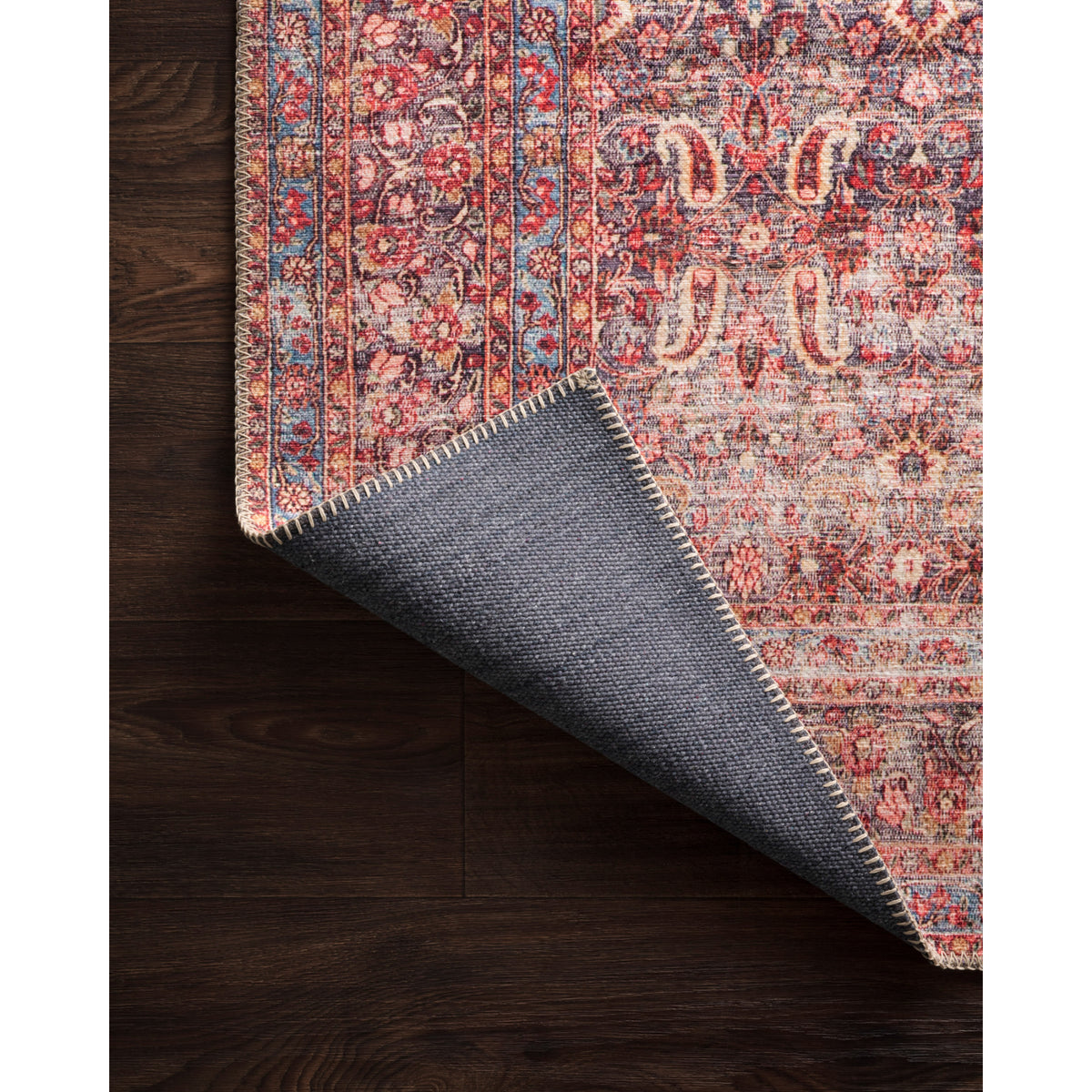 Loloi Loren Eggplant/Crimson Rug by Loloi