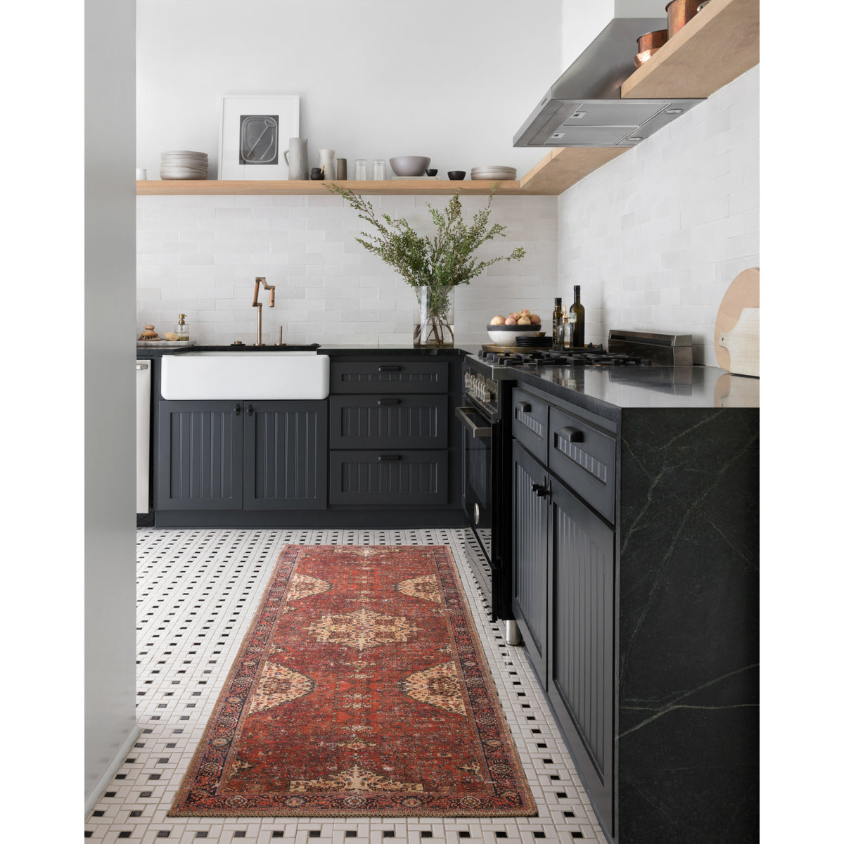 Loloi Loren Red/Navy Rug by Loloi