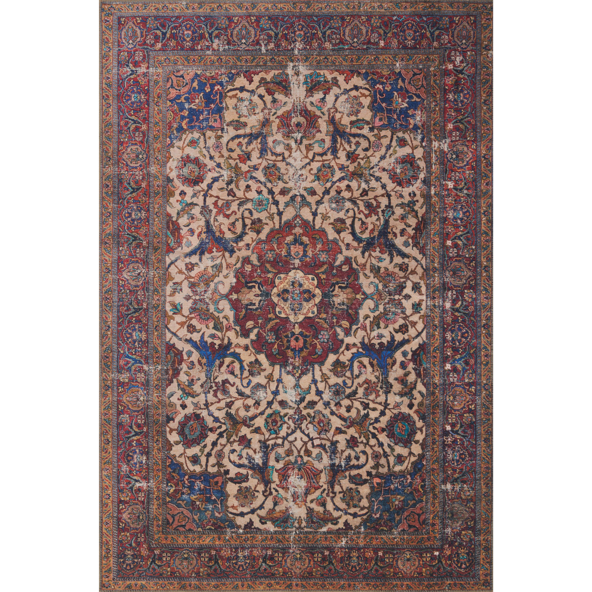Loloi Loren Sand/Multi Rug by Loloi