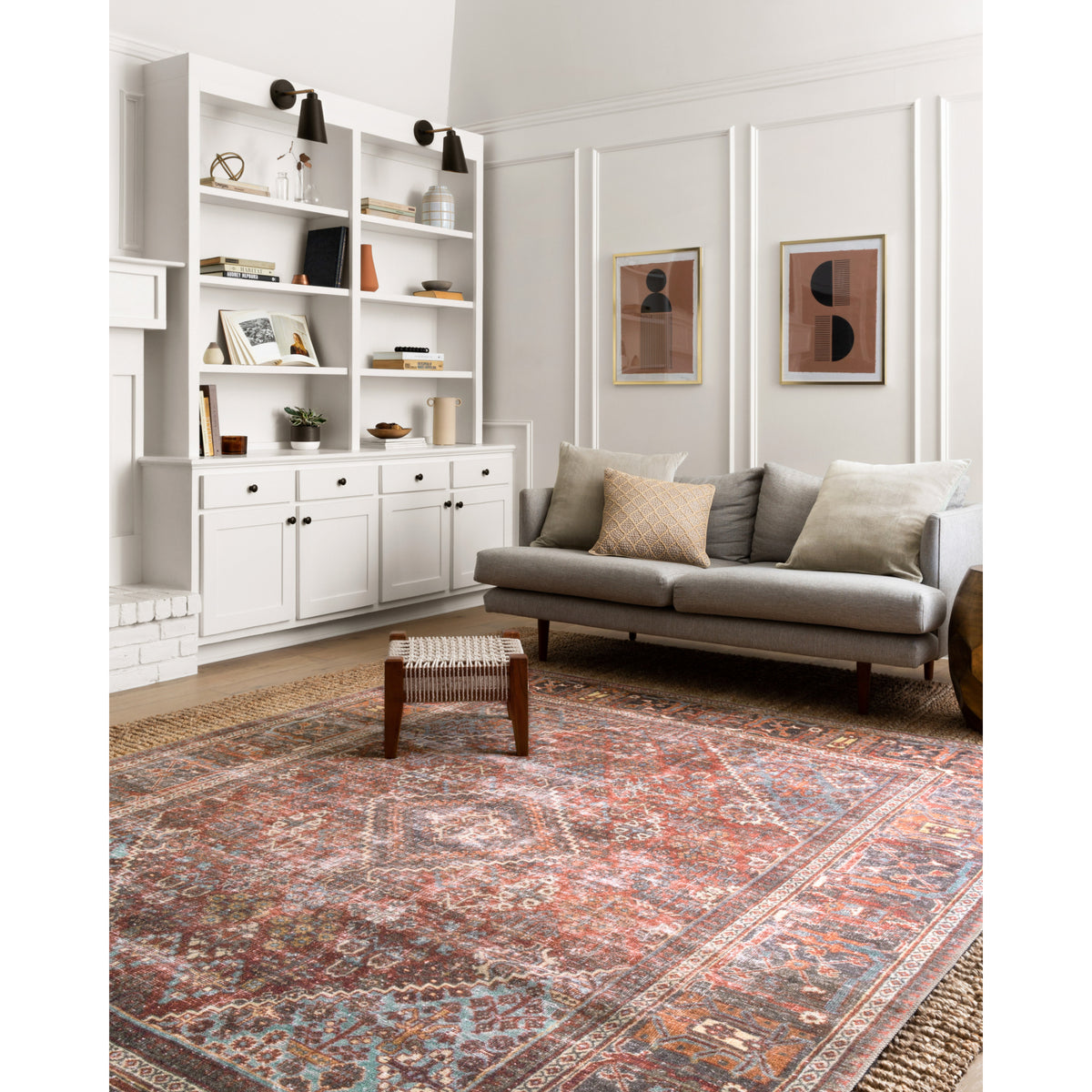 Loloi Loren Brick/Midnight Rug by Loloi