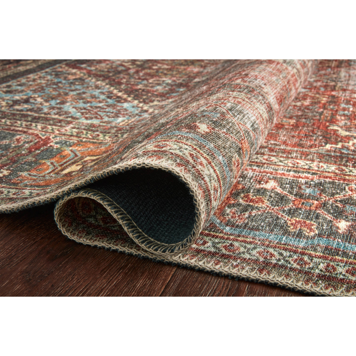 Loloi Loren Brick/Midnight Rug by Loloi