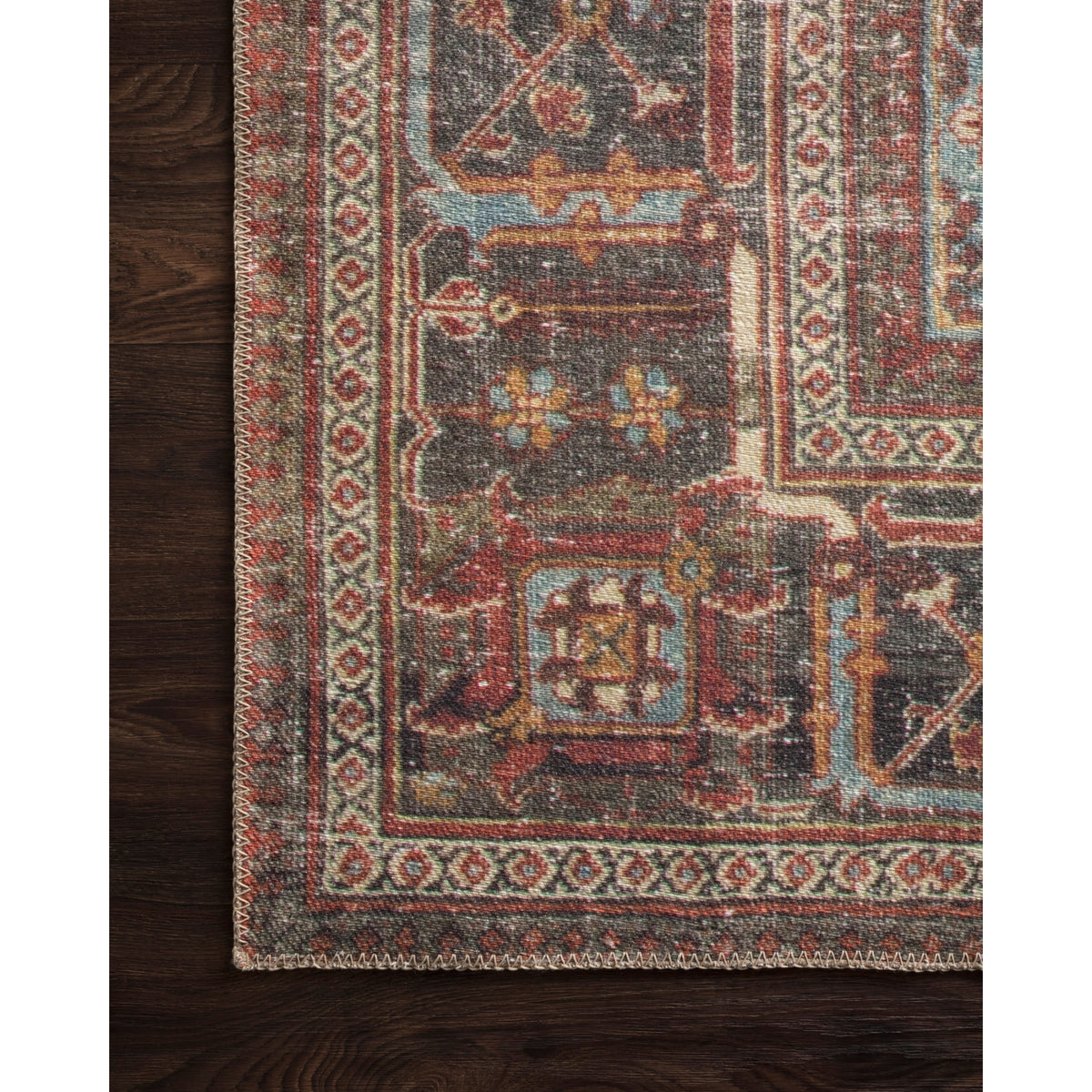 Loloi Loren Brick/Midnight Rug by Loloi
