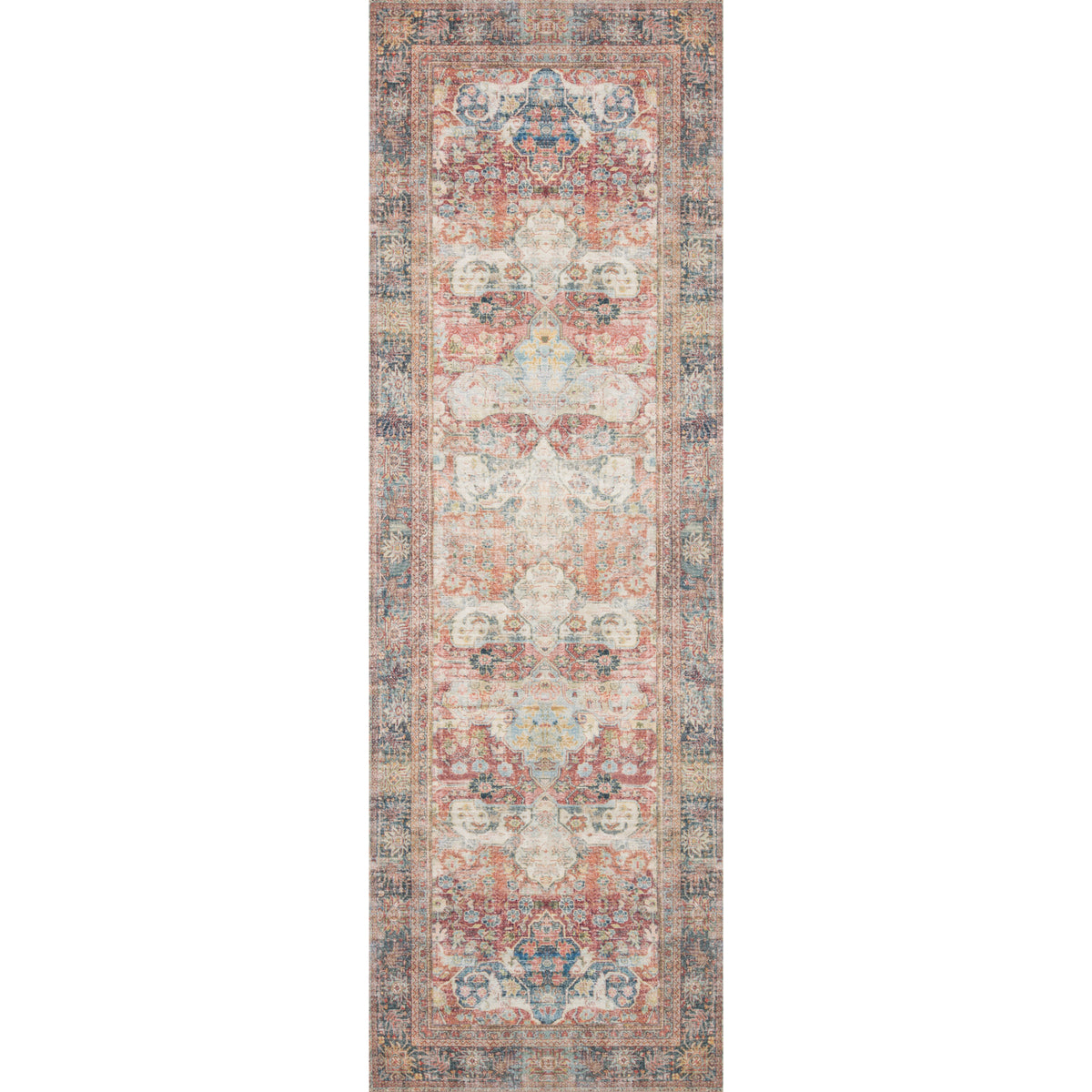 Loloi Loren Brick/Multi Rug by Loloi