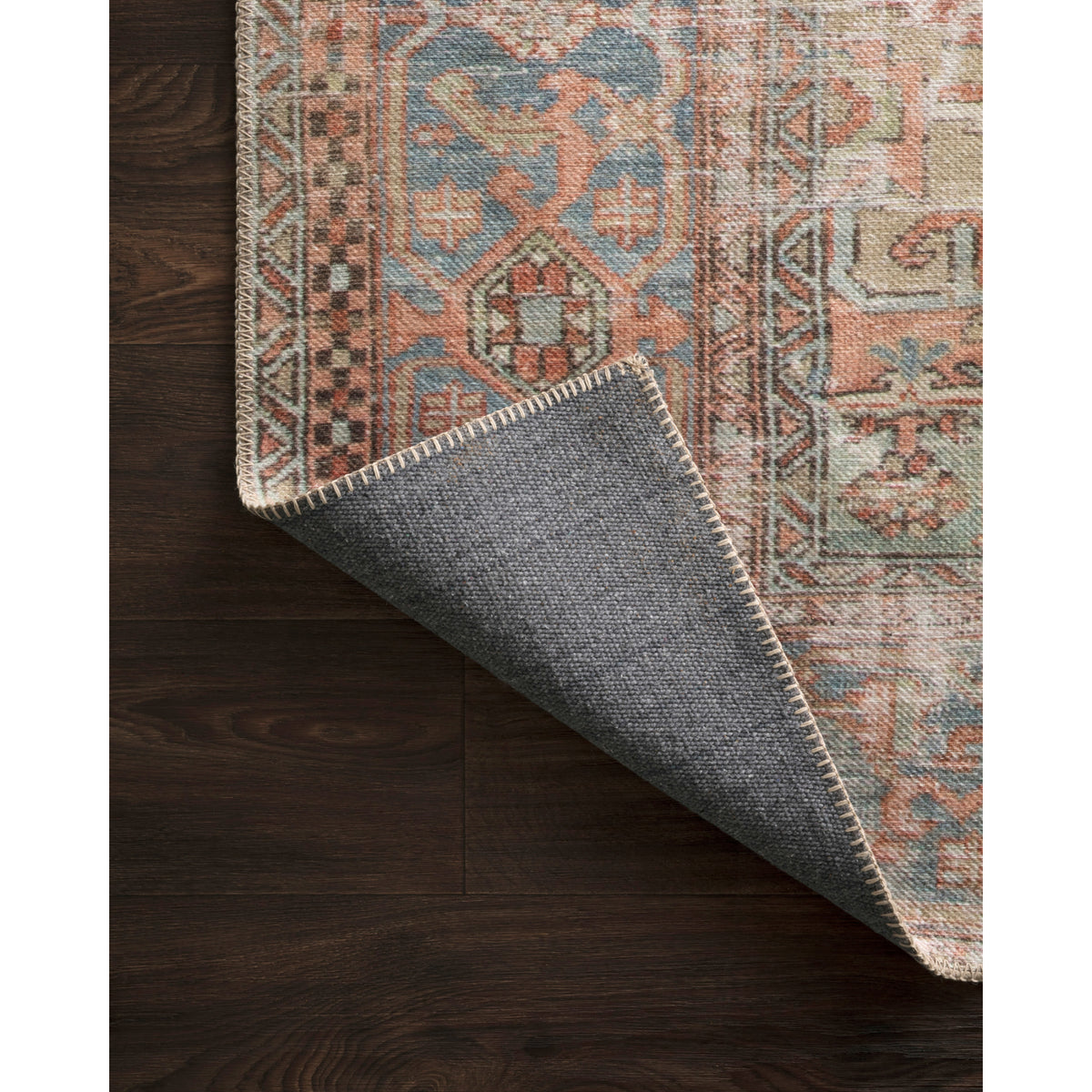 Loloi Loren Terracotta/Sky Rug by Loloi