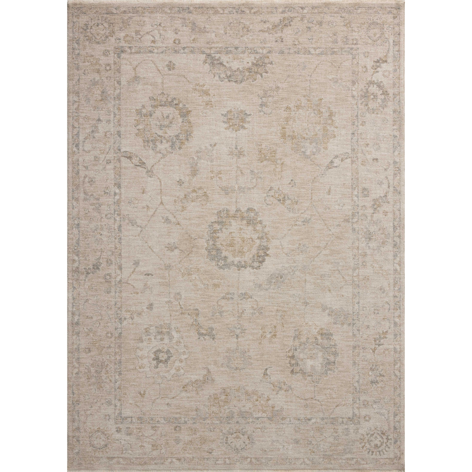 Chris Loves Julia x Loloi Louisa Oatmeal/Slate Rug