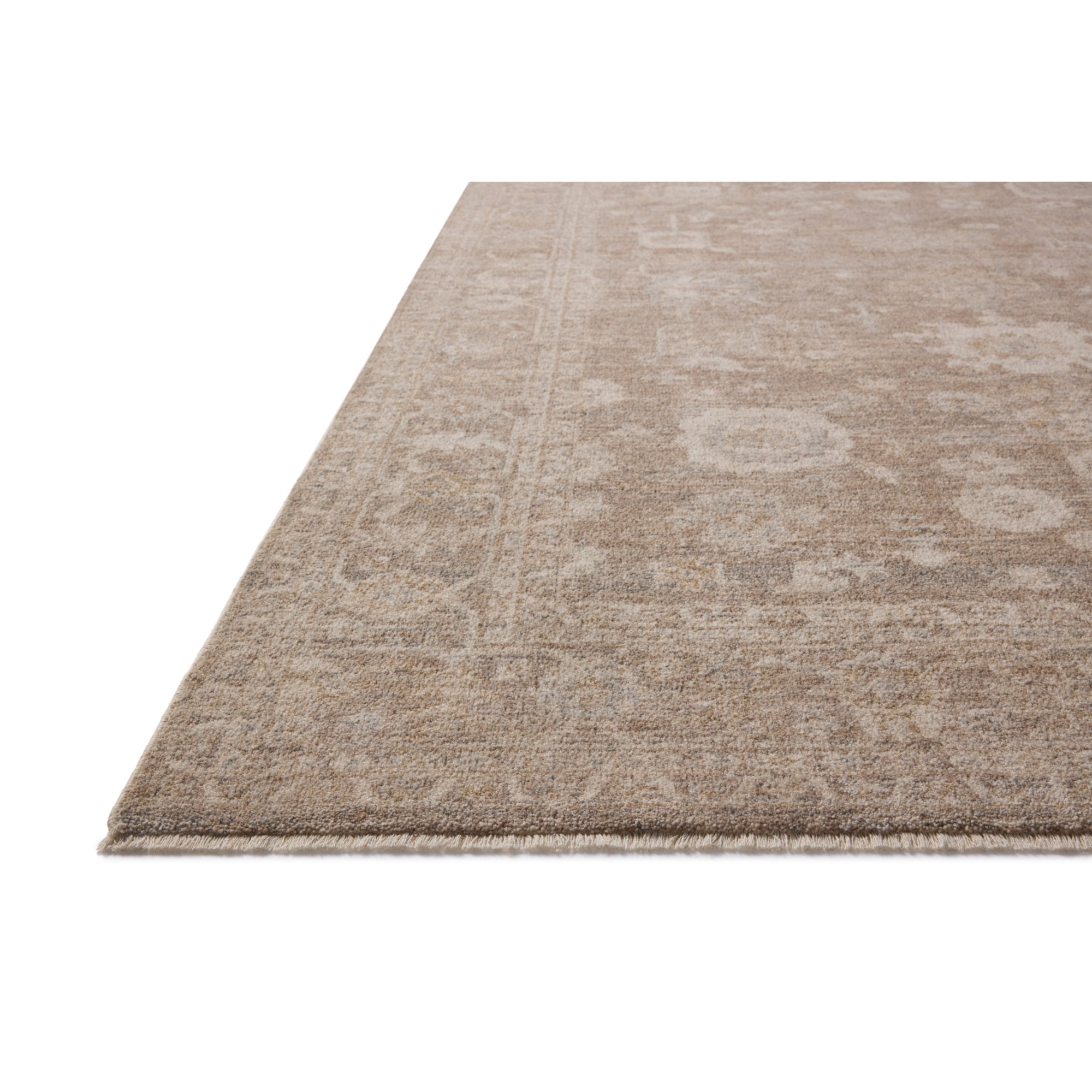 Chris Loves Julia x Loloi Louisa Taupe/Ivory Rug