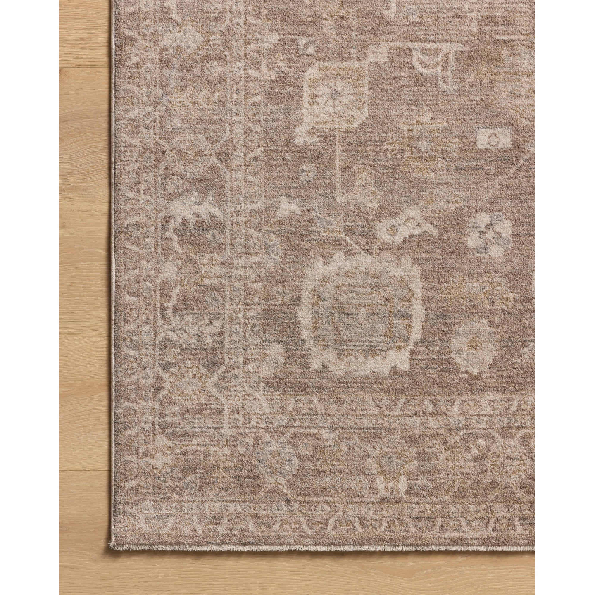 Chris Loves Julia x Loloi Louisa Taupe/Ivory Rug