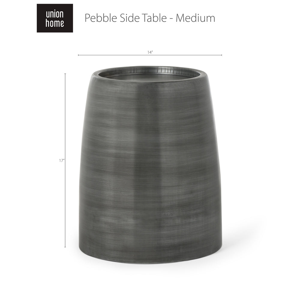 Pebble Zinc Finish Side Table - Medium Side & End Tables Union Home , Black Friday Sale Union Home Furniture Sale, Old Bones Co, Mid Century Furniture Sale, Four Hands Furniture, Black Friday Sale Pebble Zinc Finish Side Table - Medium,Gus Sale, Perigold Pebble Zinc Finish Side Table - Medium Side & End Tables Black Friday Sale , Perigold Sale Pebble Zinc Finish Side Table - Medium,Pebble Zinc Finish Side Table - Medium Lulu and Georgia, Burke Decor Sale Pebble Zinc Finish Side Table - Medium, www.oldbonesc