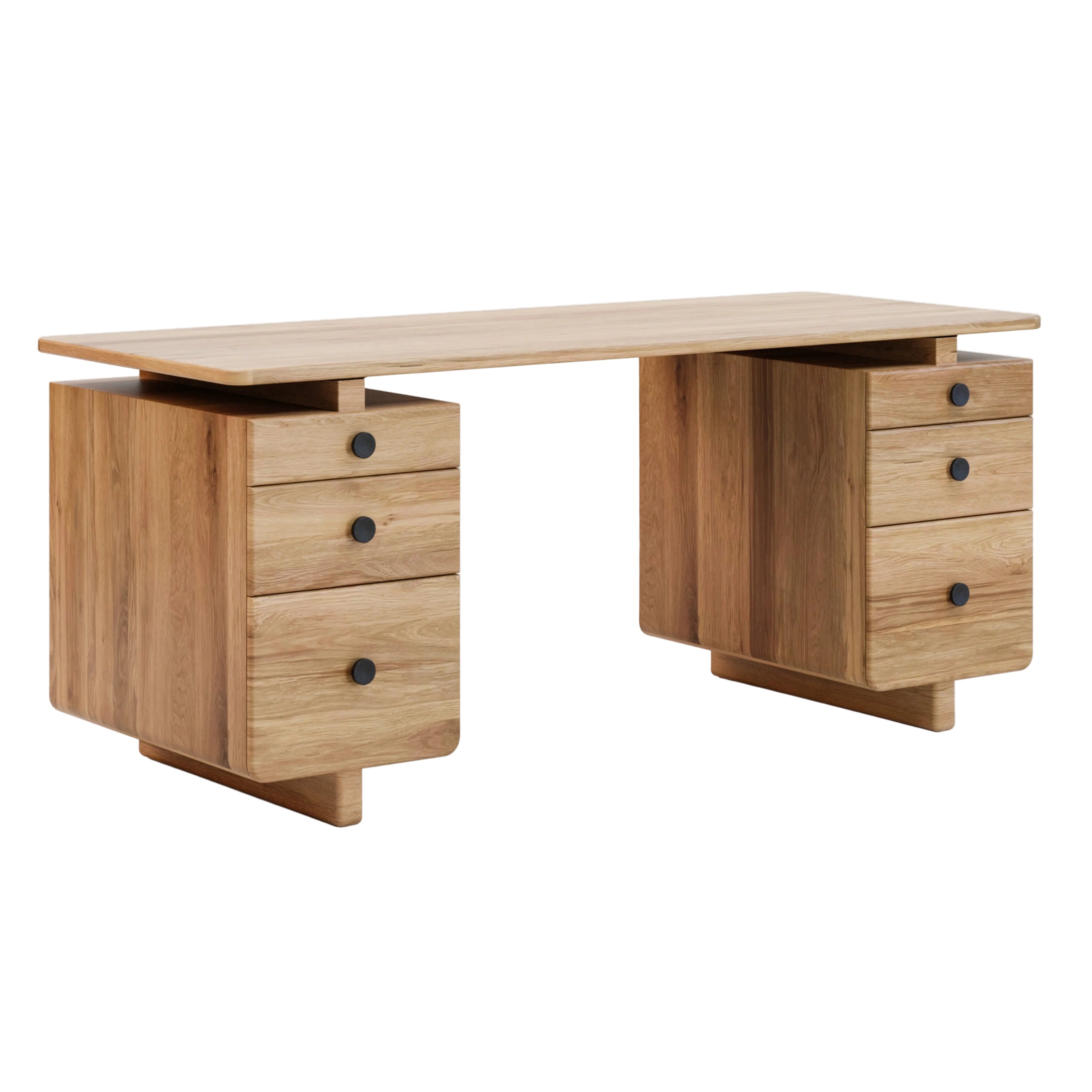 Valeria Oak Desk