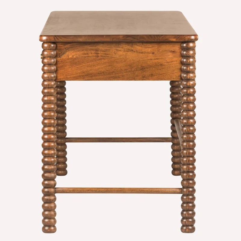 Twist Cane Solid Wood Desk by Union Home