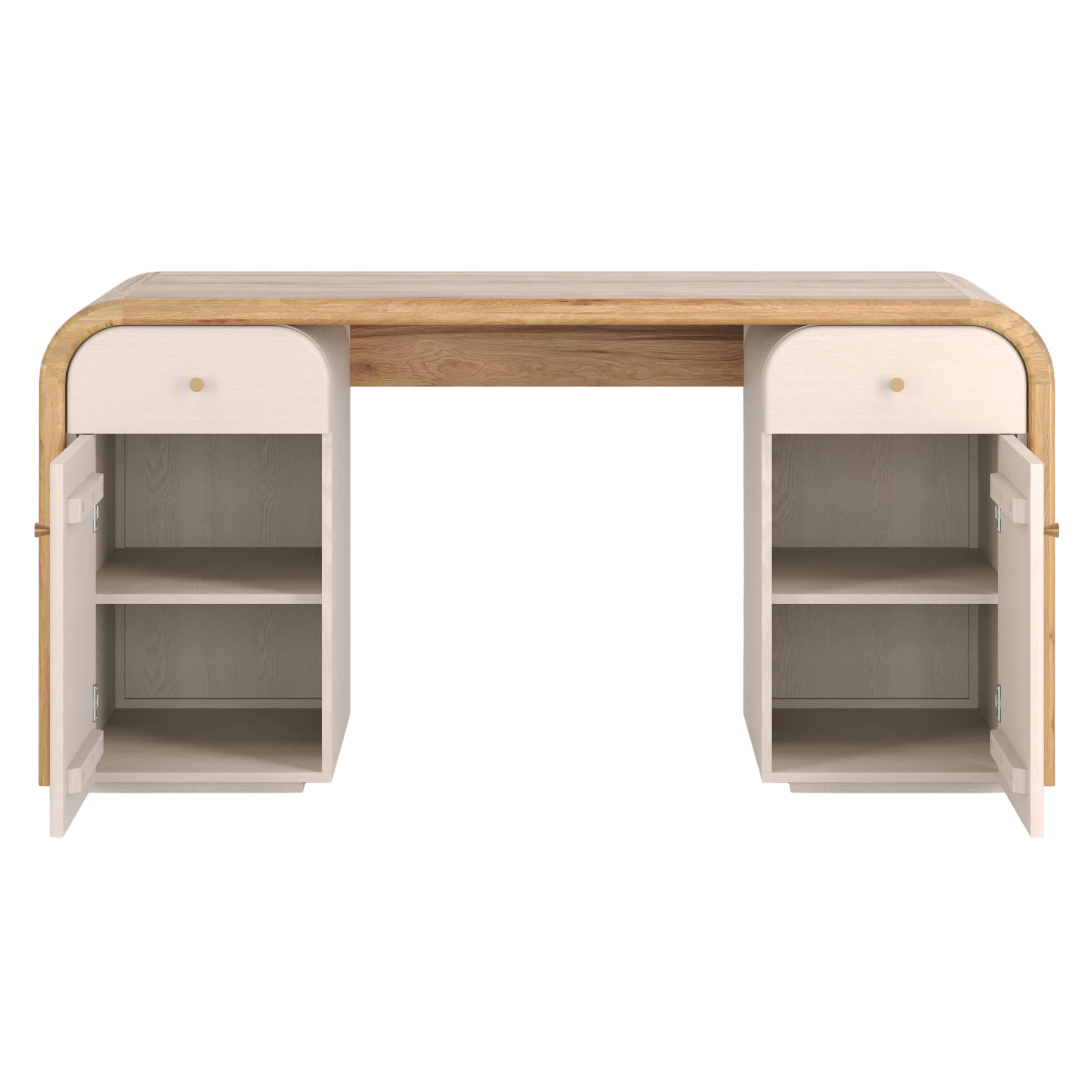 Liam Oak Desk