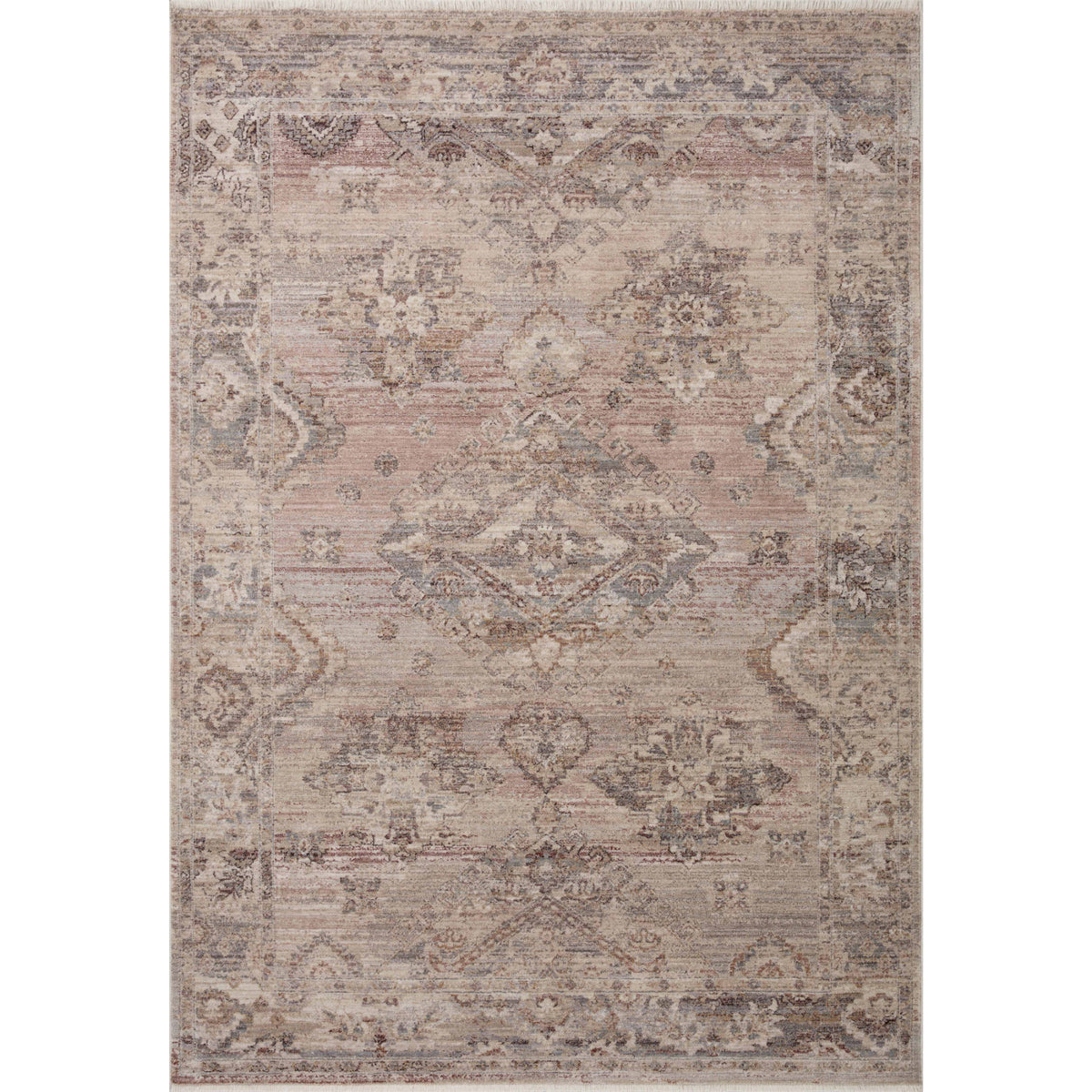 Loloi Lyra Blush/Dove Rug by Loloi