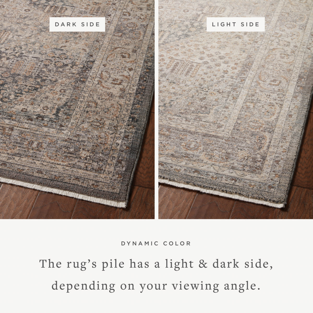 Loloi Lyra Denim/Pebble Rug by Loloi