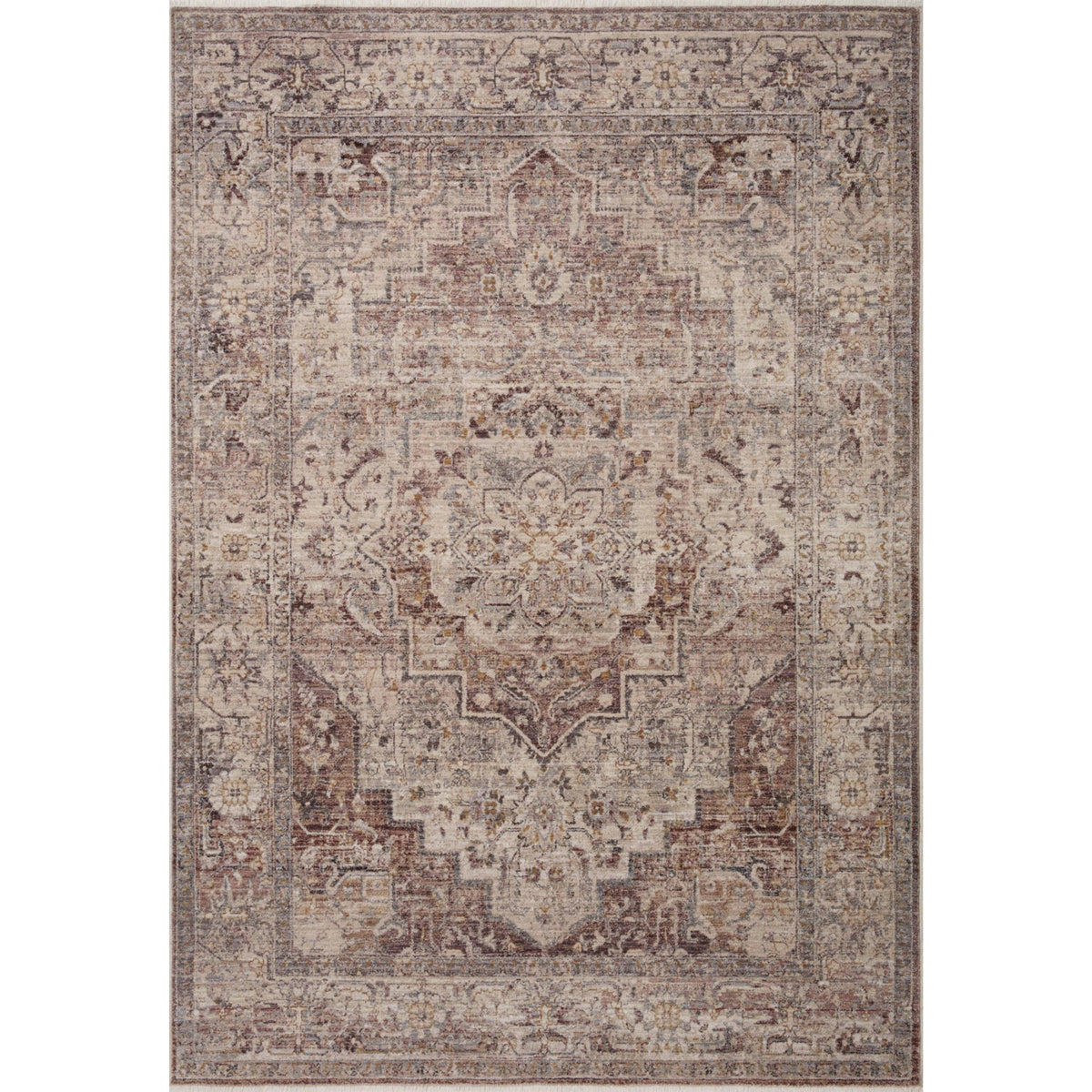 Loloi Lyra Berry/Stone Rug by Loloi