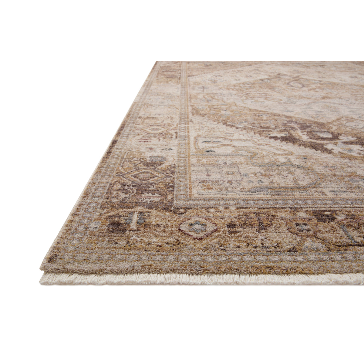 Loloi Lyra Natural/Mocha Rug by Loloi