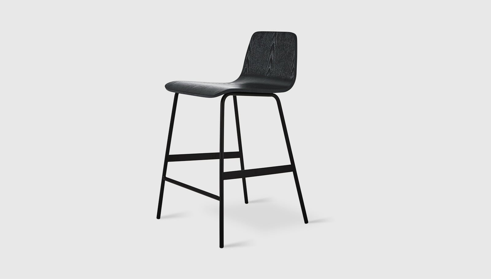Lecture Counter Stool Black Ash / BlackChair Gus* Black Ash Black Four Hands, Mid Century Modern Furniture, Old Bones Furniture Company, Old Bones Co, Modern Mid Century, Designer Furniture, https://www.oldbonesco.com/