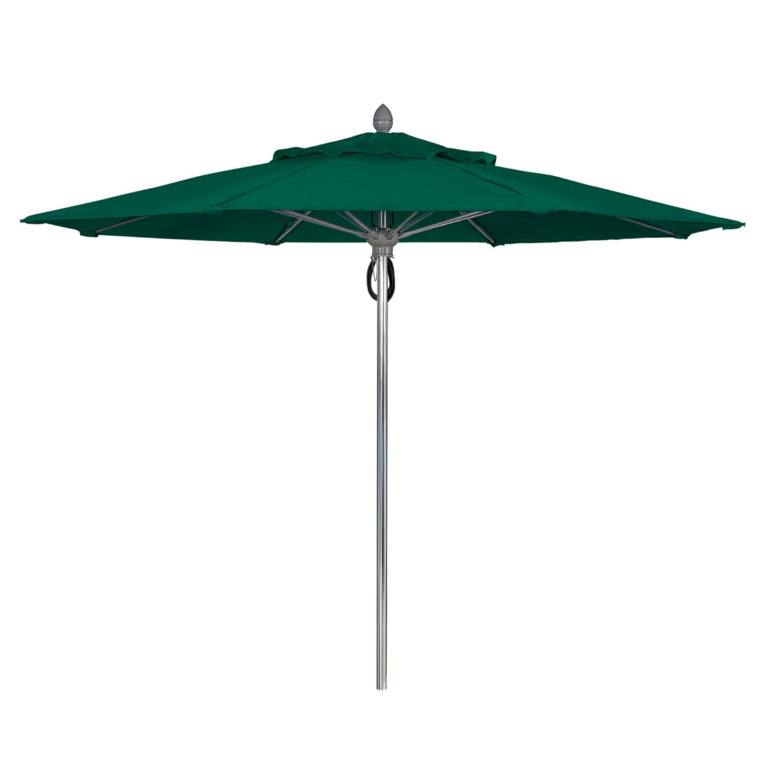 Luna 11FT Octagonal Pulley Aluminum Umbrella - Sunbrella Fabric