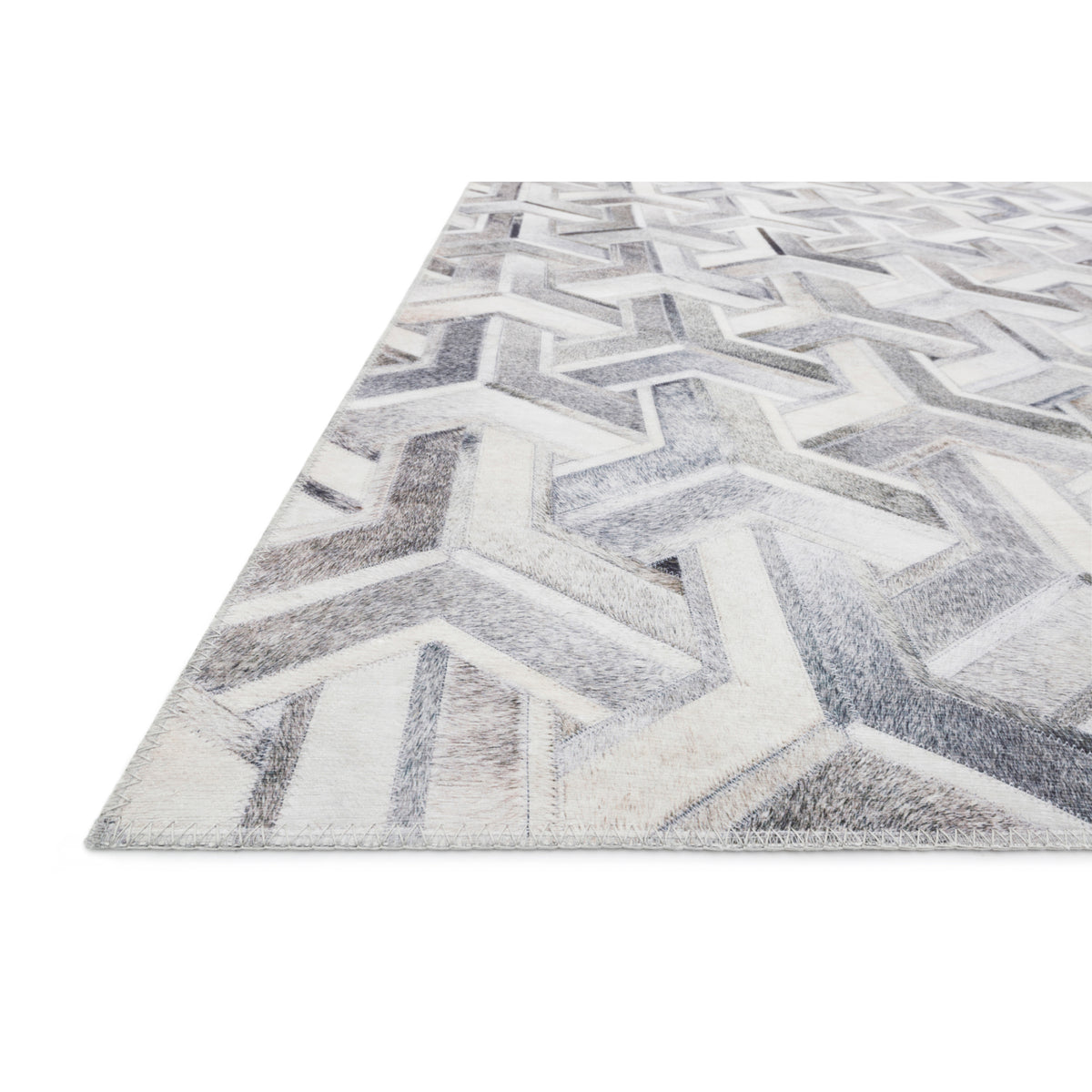 Loloi Maddox Silver/Ivory Rug by Loloi