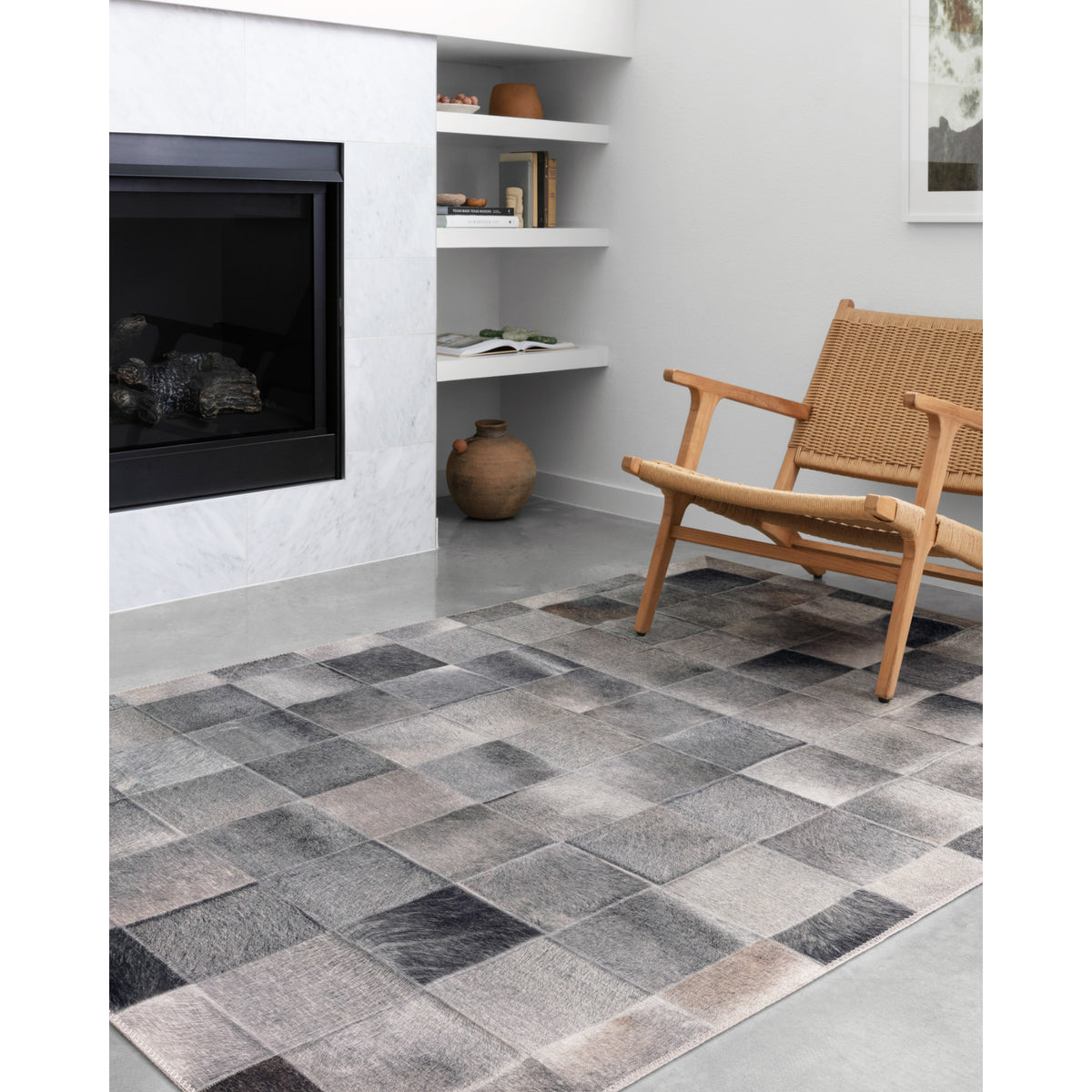 Loloi Maddox Charcoal/Grey Rug by Loloi