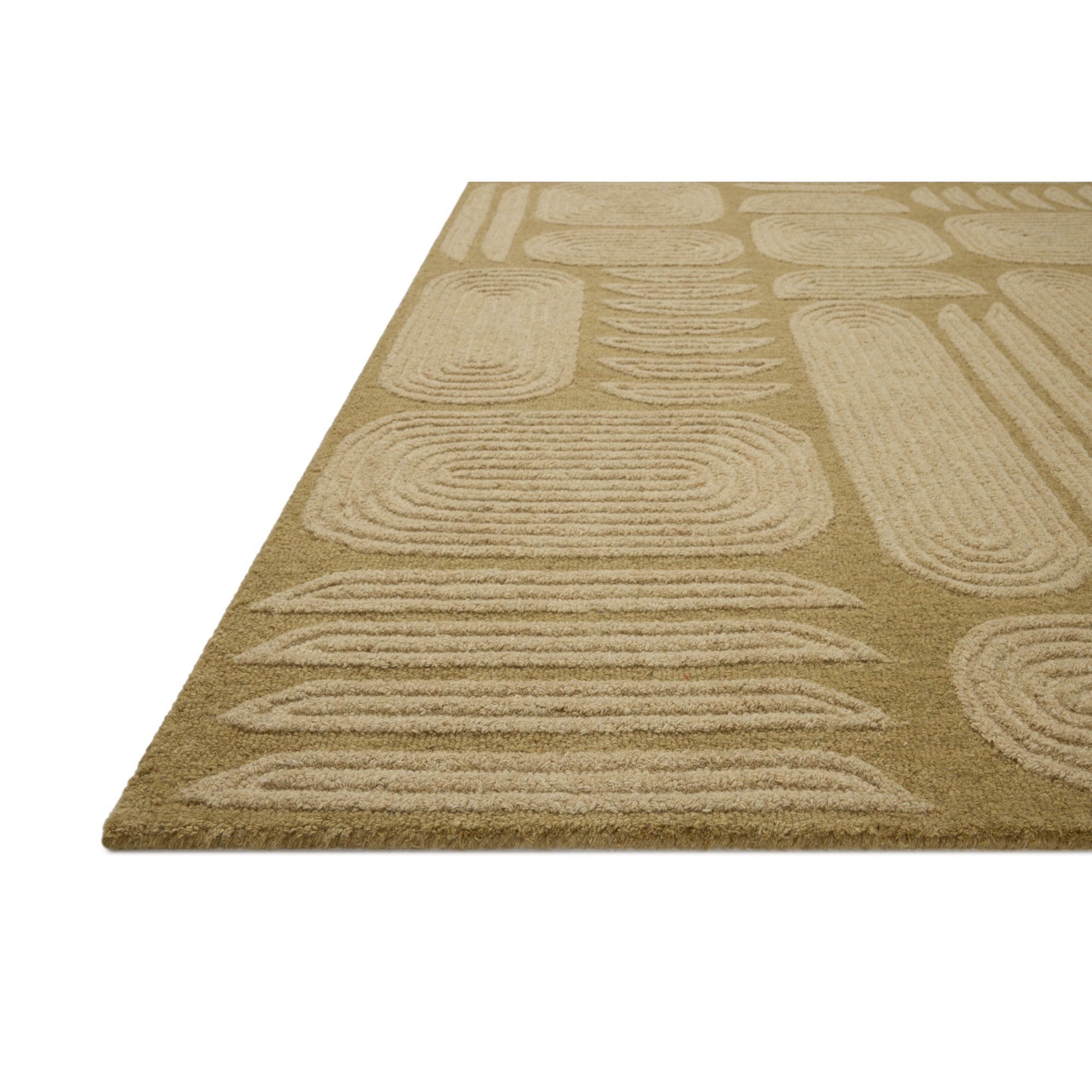 Brigette Romanek x Loloi Madi Light Olive/Oatmeal Rug