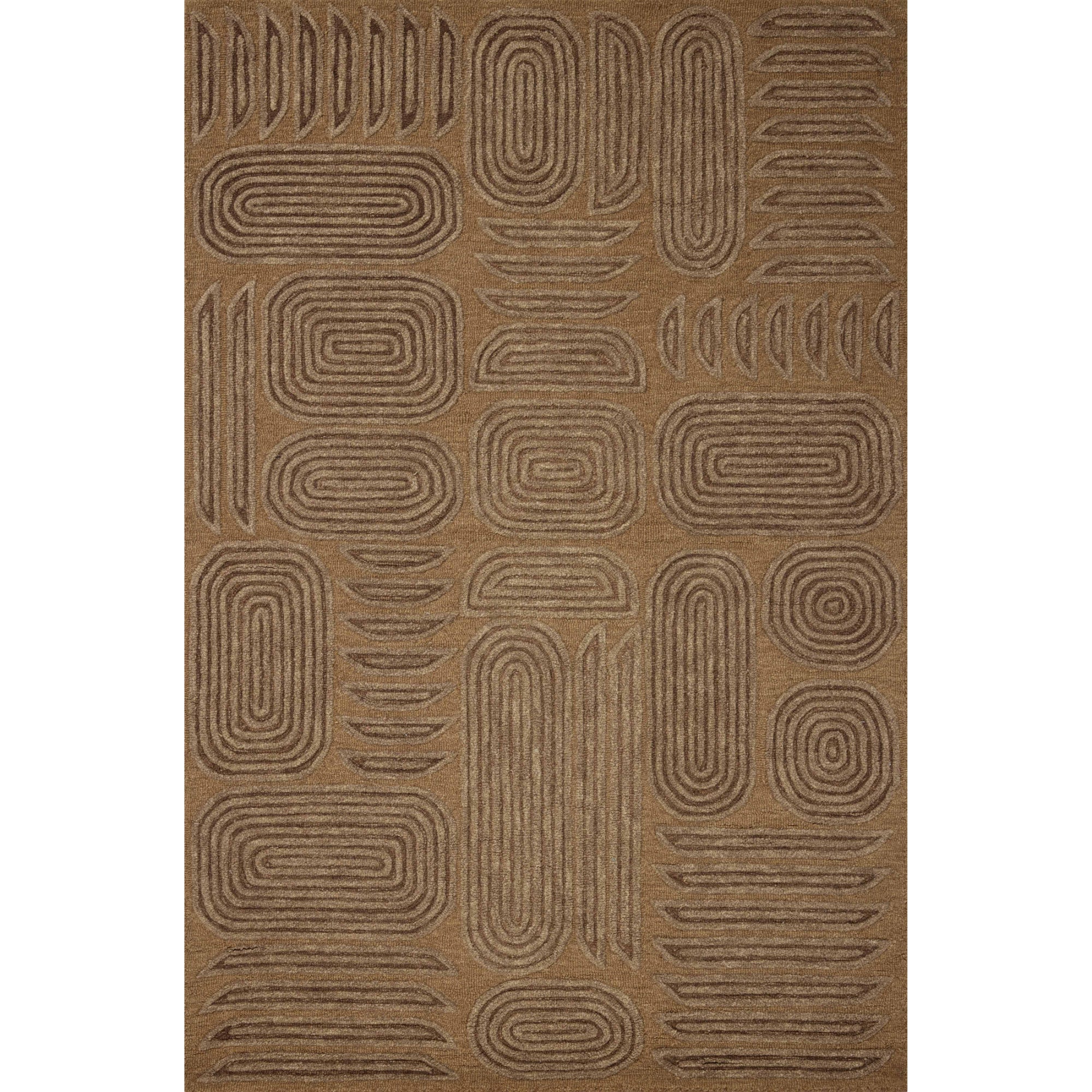 Brigette Romanek x Loloi Madi Mocha/Cocoa Rug