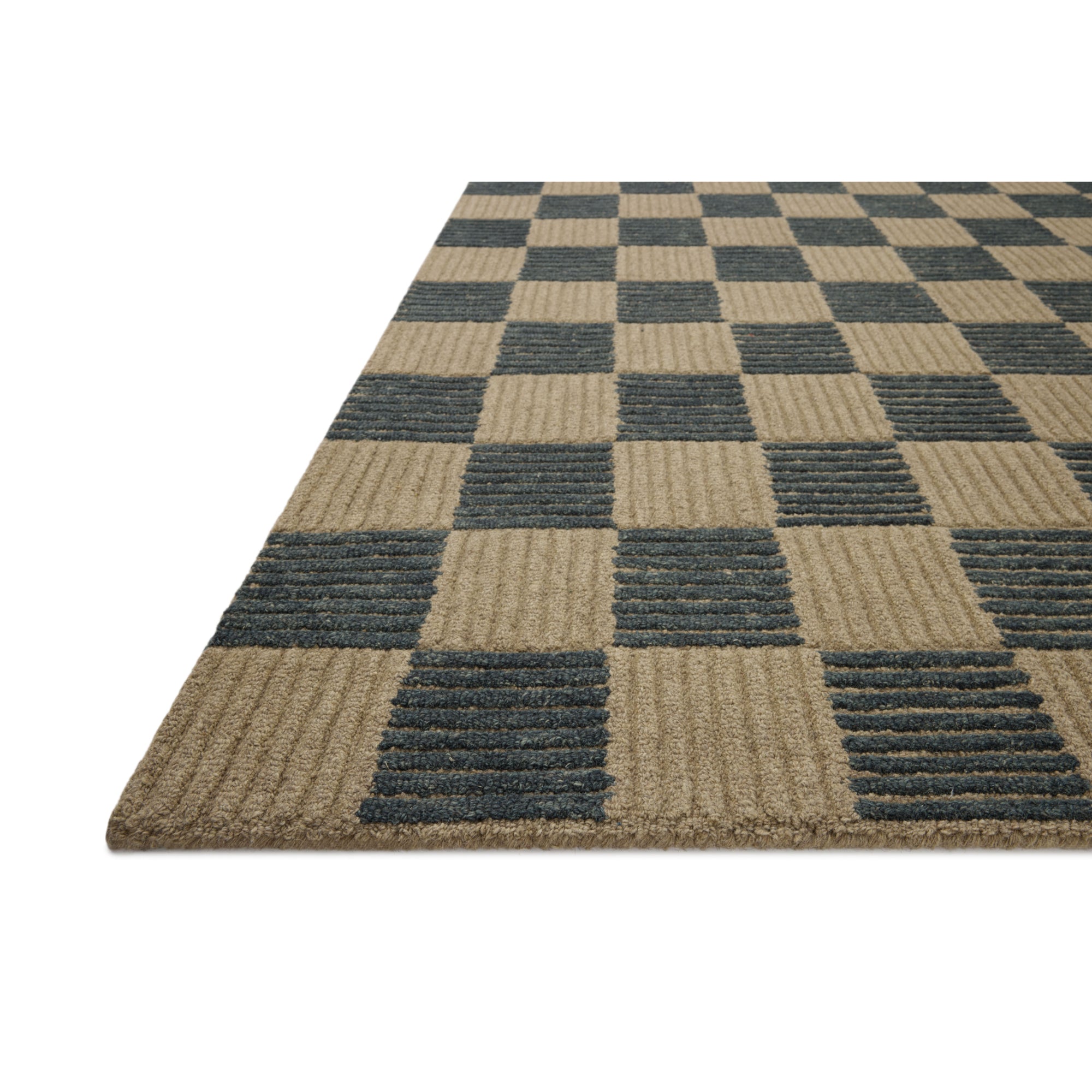 Brigette Romanek x Loloi Madi Taupe/Navy Rug