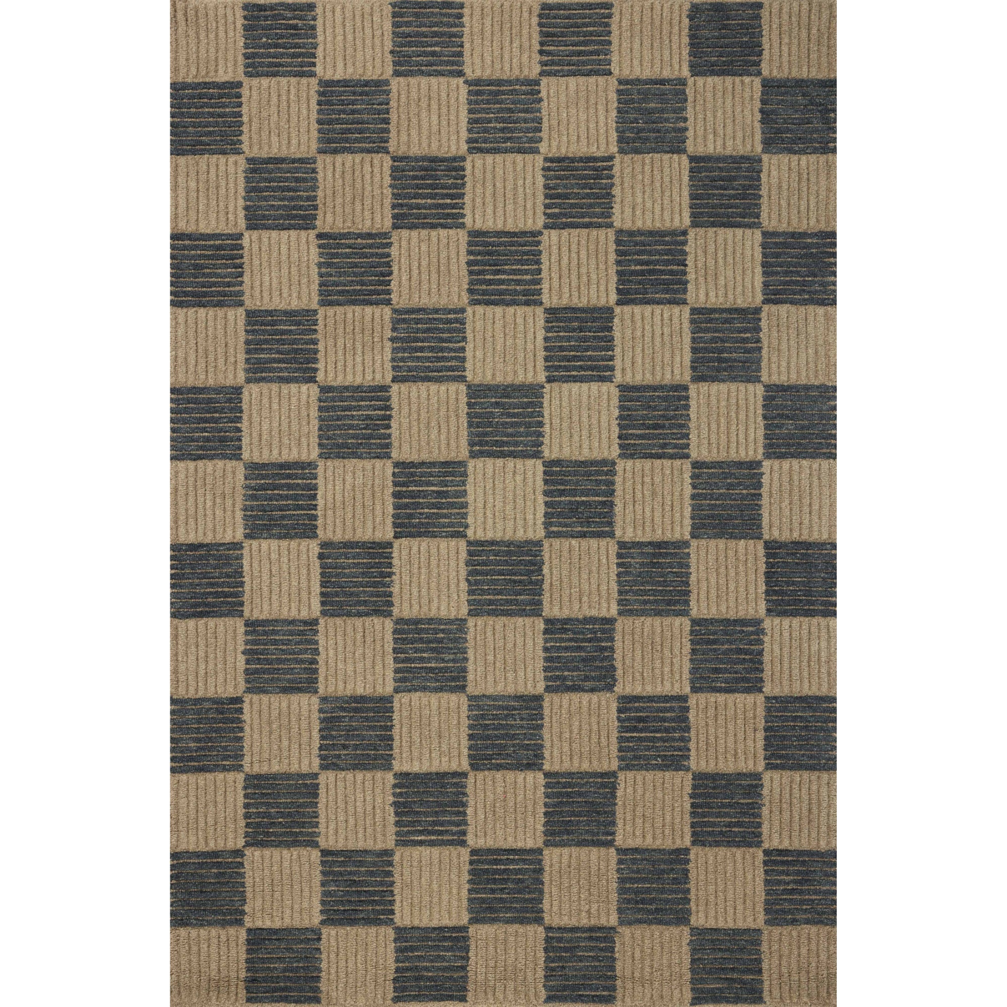 Brigette Romanek x Loloi Madi Taupe/Navy Rug