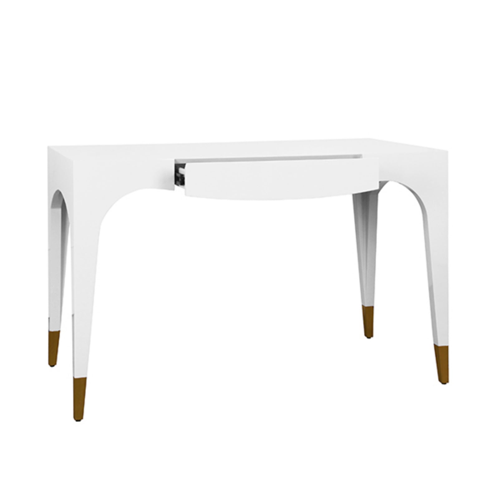 Mandi Tapered Leg One Drawer Desk